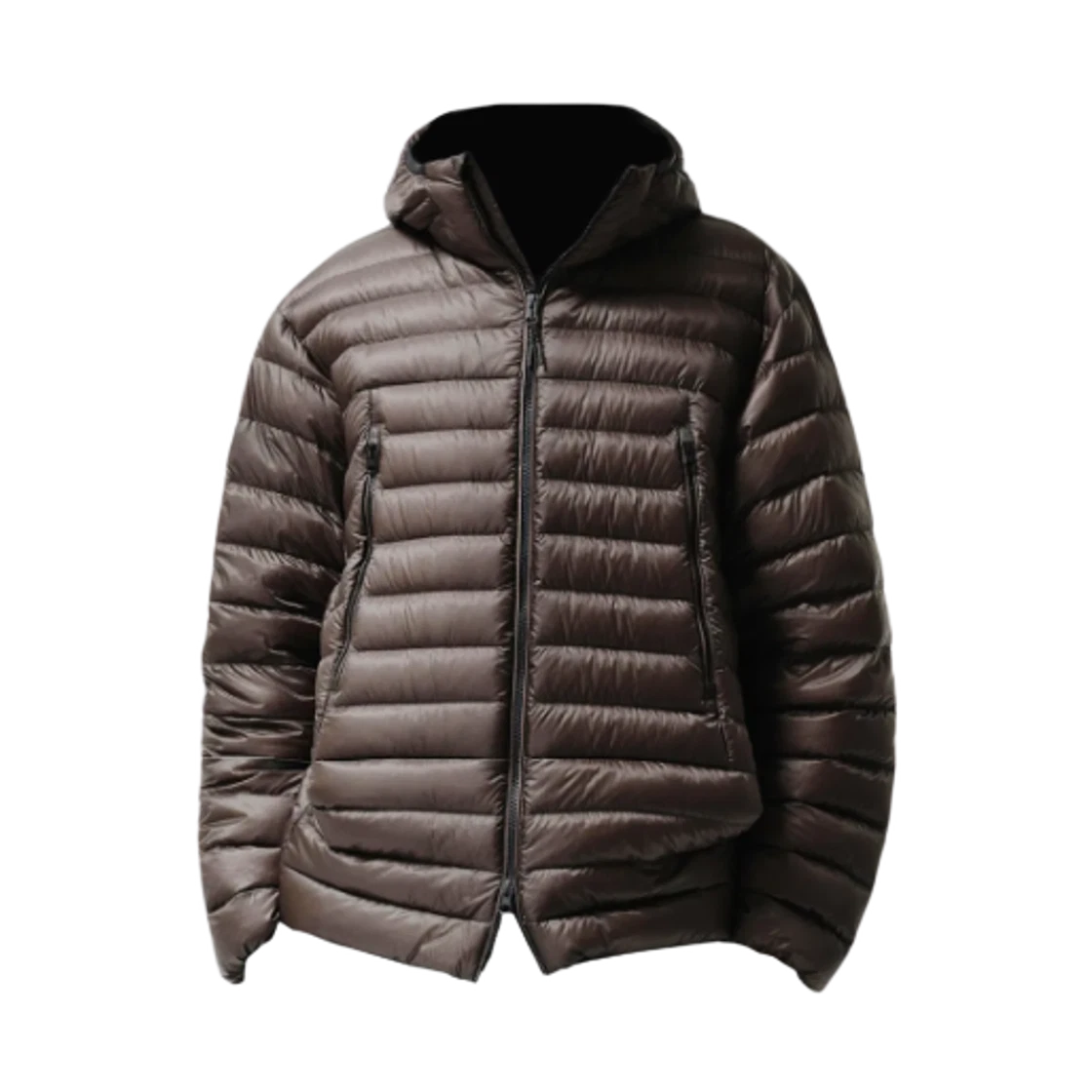 Musinsa Standard Musinsa Standard City Leisure Sheer Ripstop Hooded Light Down Jacket Brown · XL