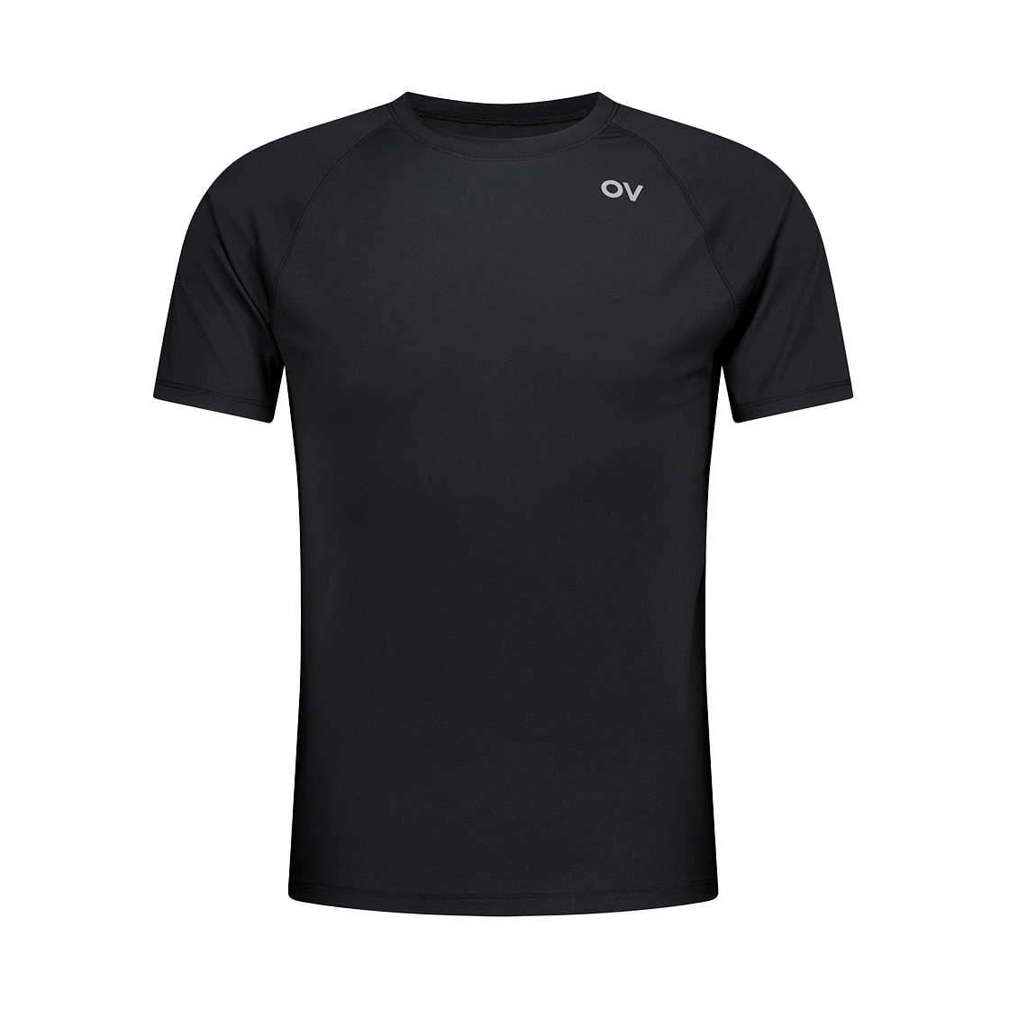 아웃도어보이스 테크놀 오브이 드라이 플렉스 티 블랙(Outdoor Voices Technol-Ov™ Dry Flex Tee Black)