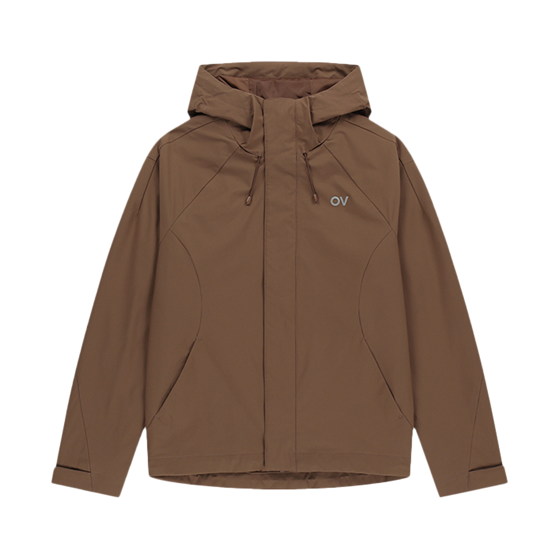 아웃도어보이스 테크놀 오브이 투-레이어 마운틴 자켓 브라운(Outdoor Voices Technol-Ov™ 2-Layer Mountain Jacket Brown)