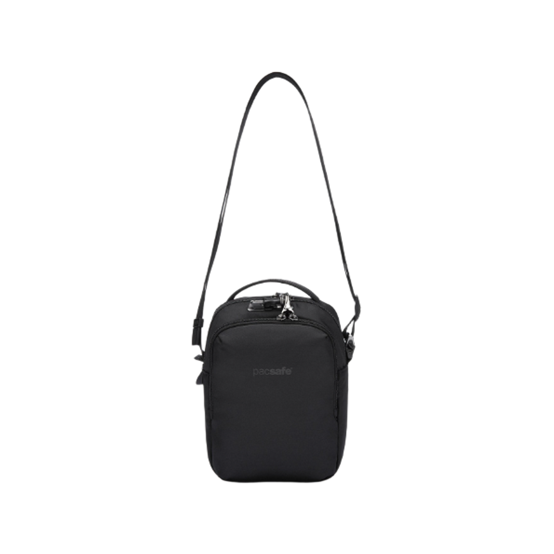 팩세이프 V 안티 테프트 컴패니언 크로스바디 제트 블랙(Pacsafe V Anti Theft Companion Crossbody Jet Black)