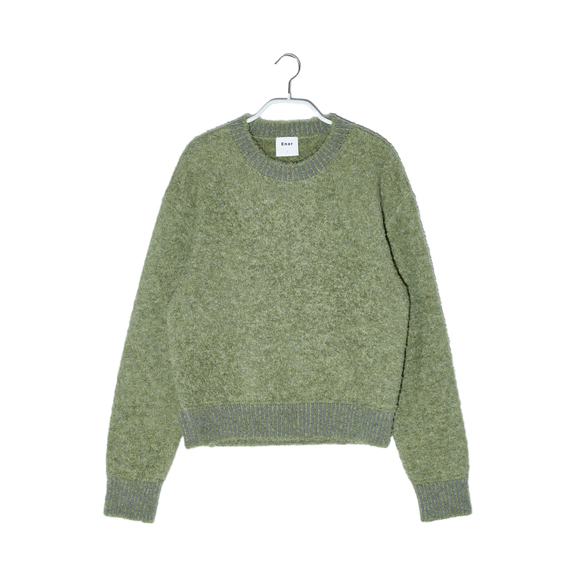 엔오르 우먼 크루넥 풀오버 그린(Enor Women Crew Neck Pullover Green)