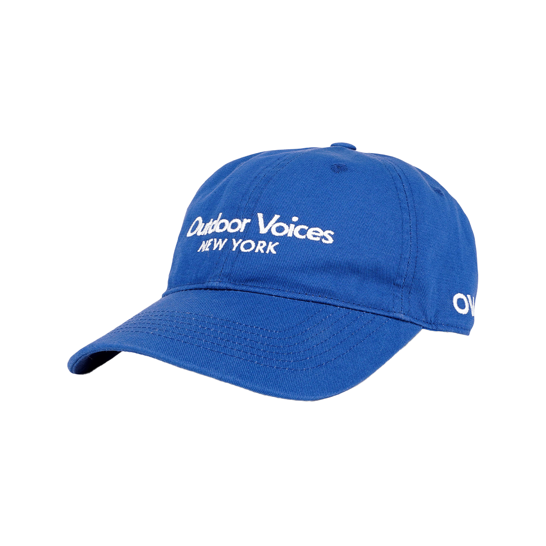 아웃도어보이스 클래식 로고 엔와이 코튼 캡 블루(Outdoor Voices Classic Logo Ny Cotton Cap Blue)