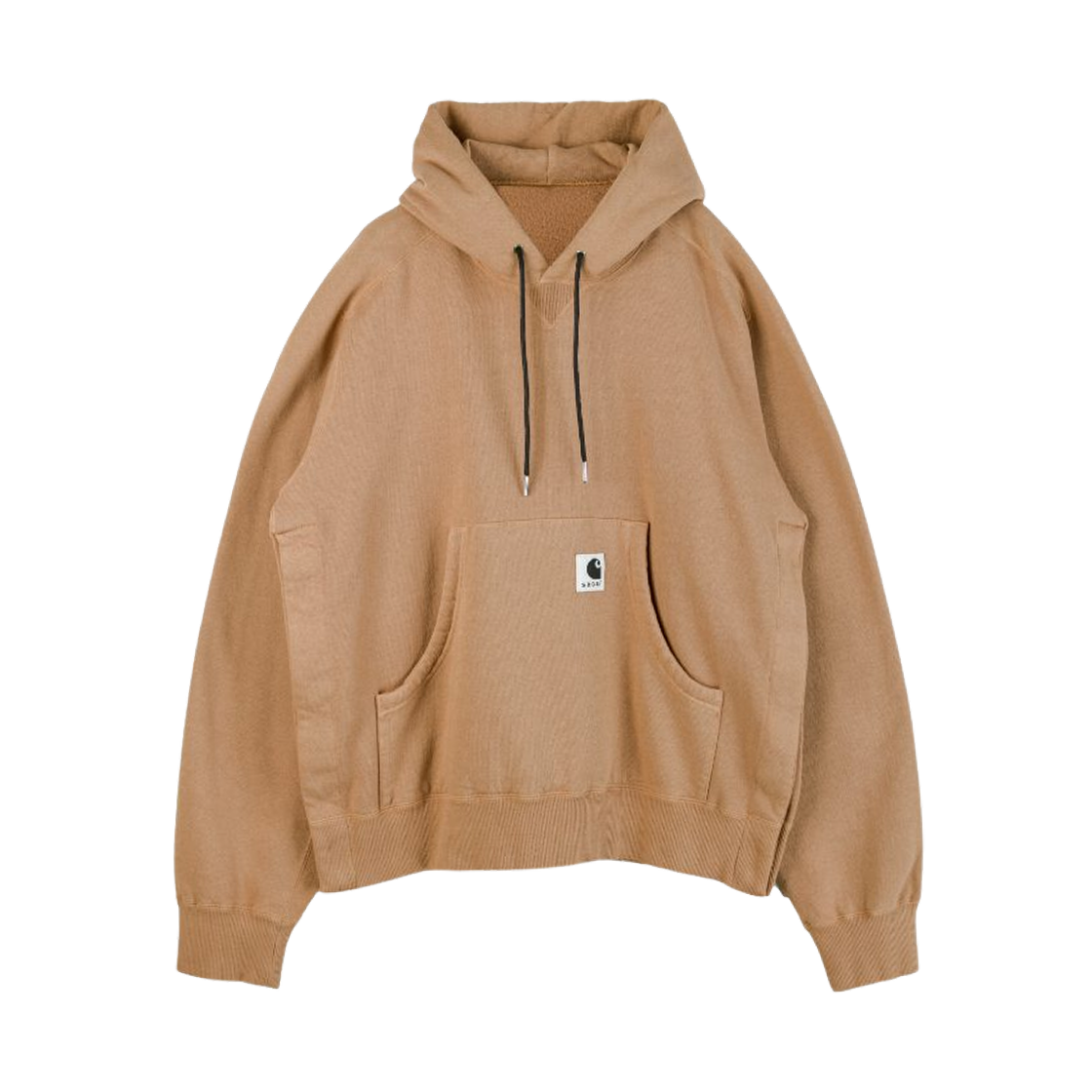사카이 x 칼하트 WIP 코튼 저지 후드 베이지(Sacai x Carhartt WIP Cotton Jersey Hoodie Beige) - 1