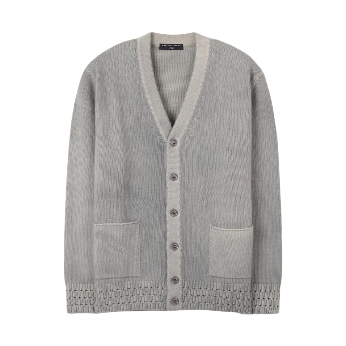 SOWAW25307GYL SERIES Daniel Fiesoli Basic Cardigan Light Gray