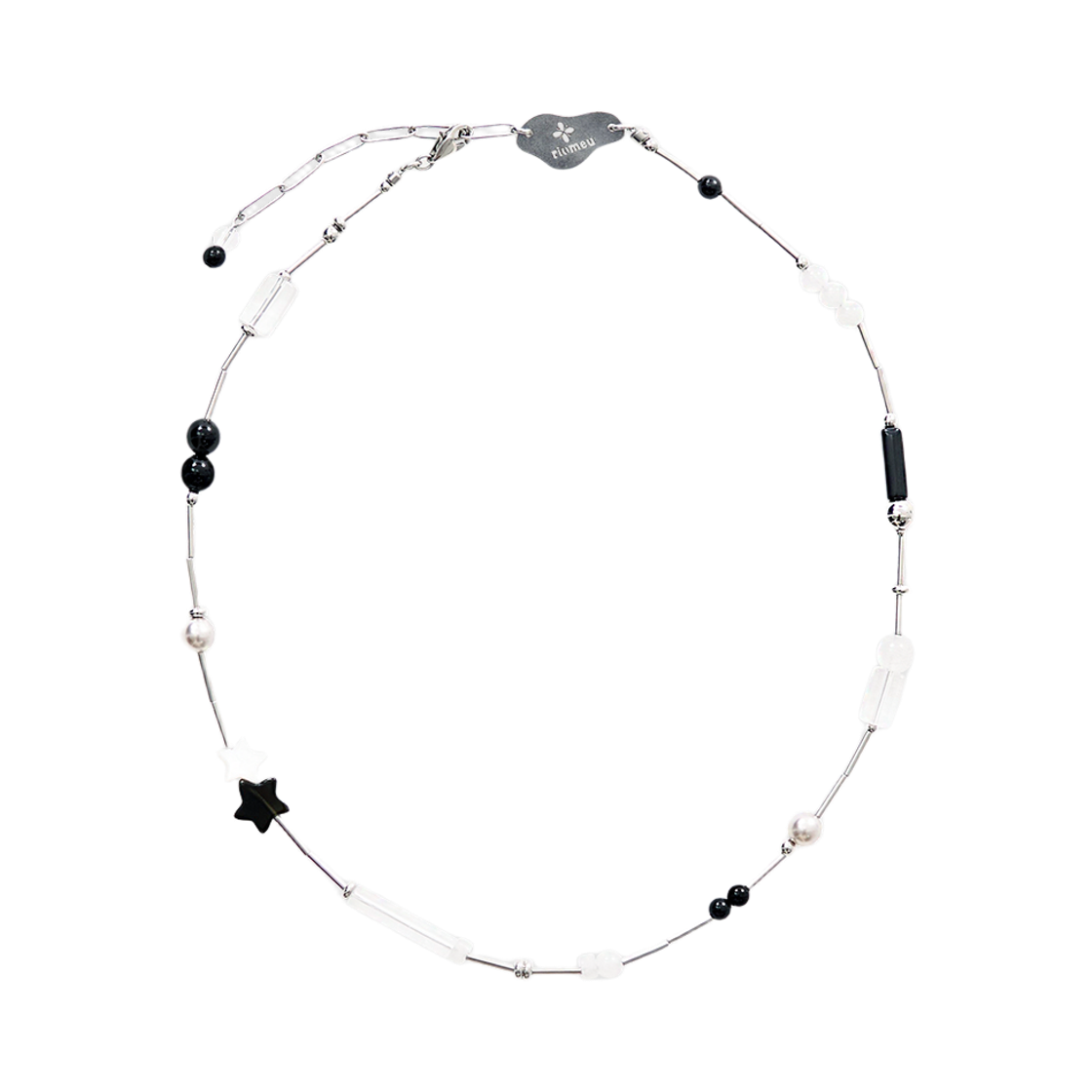리오므 블랑누아 스텔란스 목걸이(Riomeu Blanc Noir Stellance Necklace)