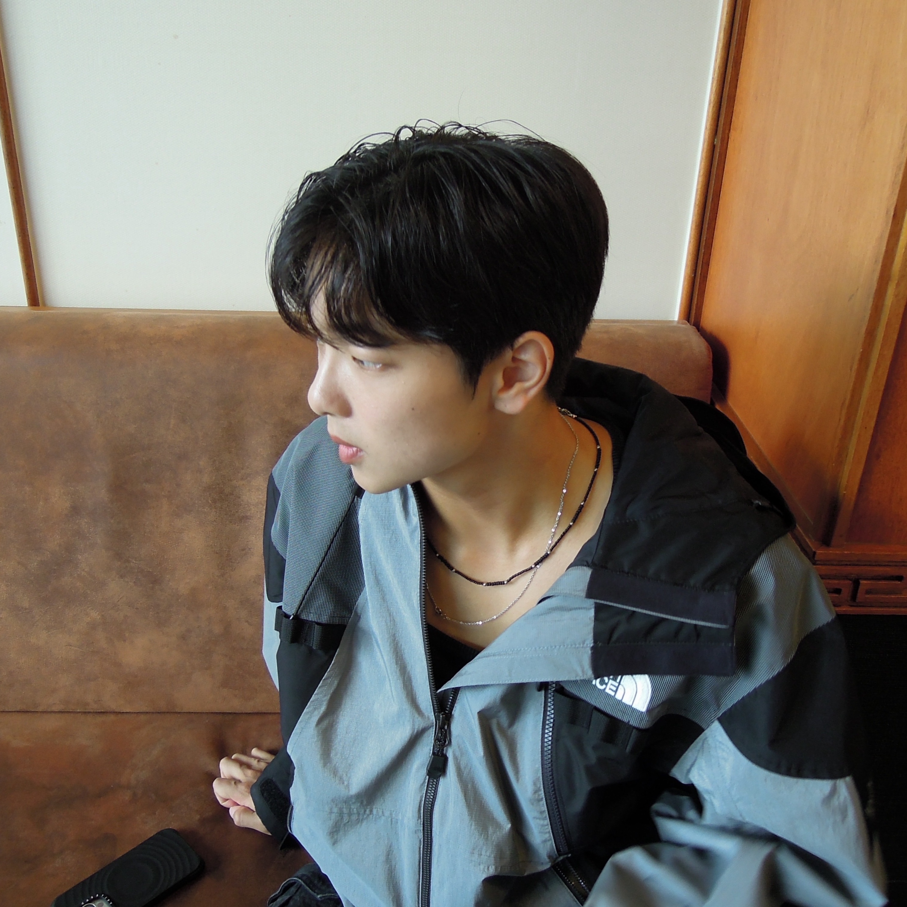 The North Face Line-X Jacket Gray - 25FW 착용 스타일 - 2