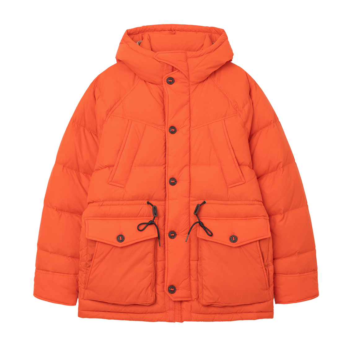 UB2599DW203MOR Uniform Bridge Shelter Loft Down Parka Orange