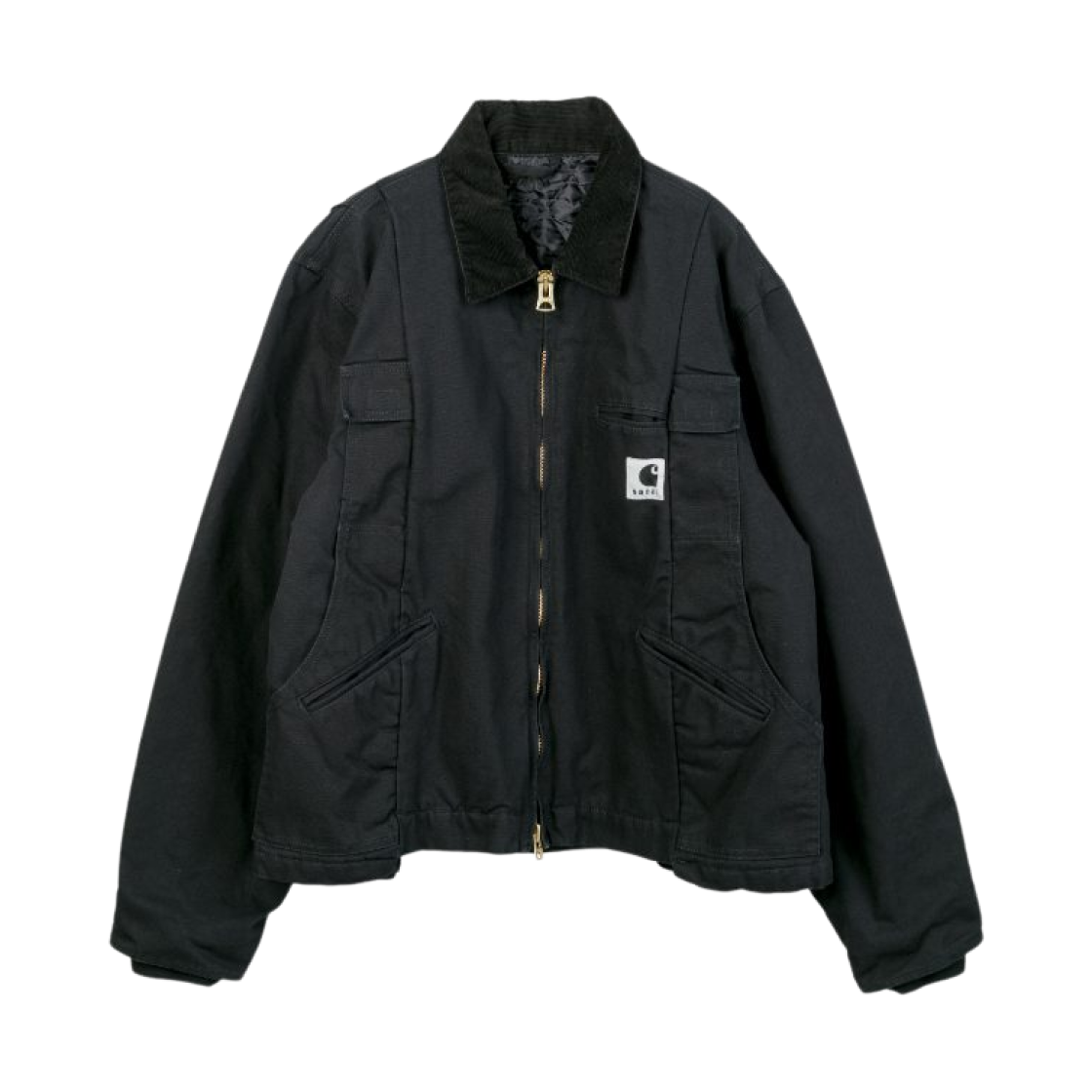 25-00990S-001 Sacai x Carhartt WIP Duck Jacket Black