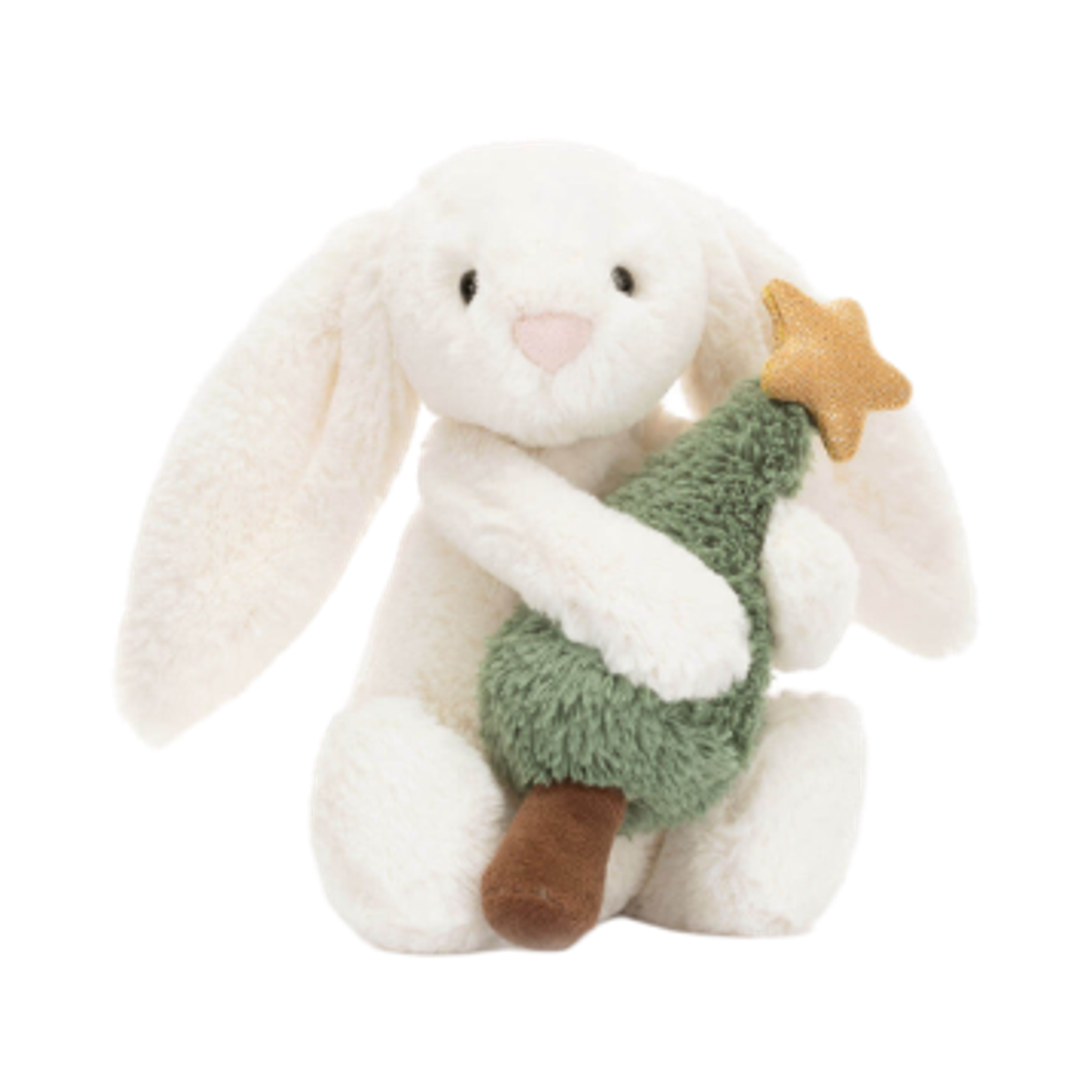 젤리캣 바쉬풀 버니 크리스마스 트리 크림 그린(Jellycat Bashful Bunny with Christmas Tree Cream Green)