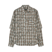 ADSB Andersson Bell Check Layered Shirt Beige