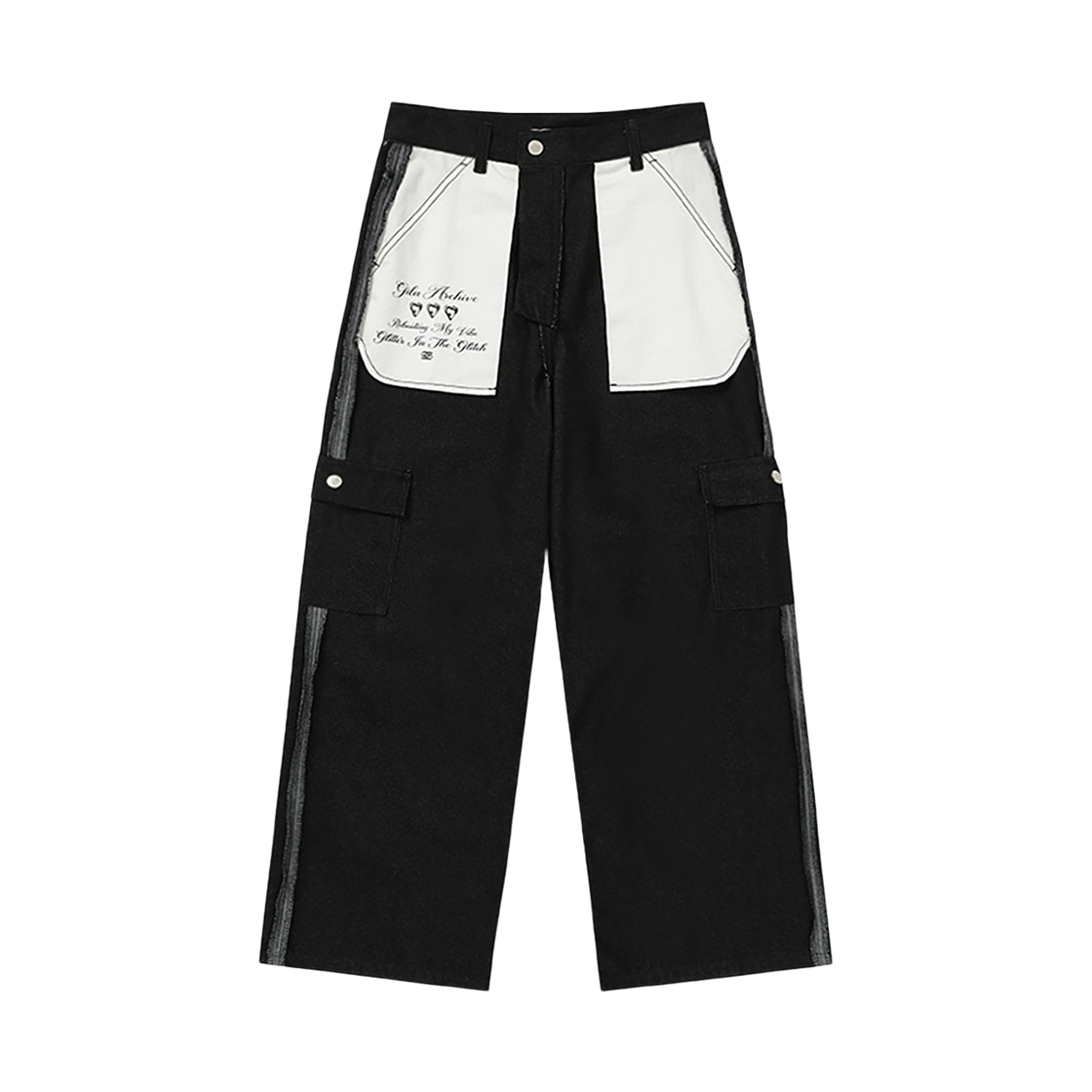 GL25FABT01BK Gila Archive Reverse Stitched Cargo Pants Black