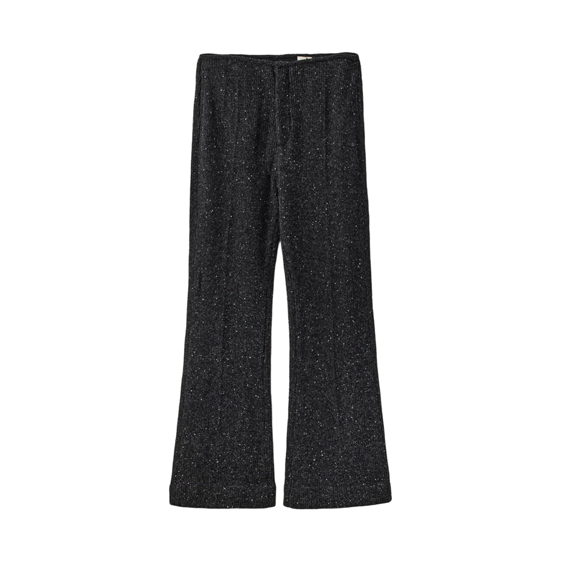 UM253WPT66CH UMARMUNG Donegal Wool Boot Cut Pants Graphite