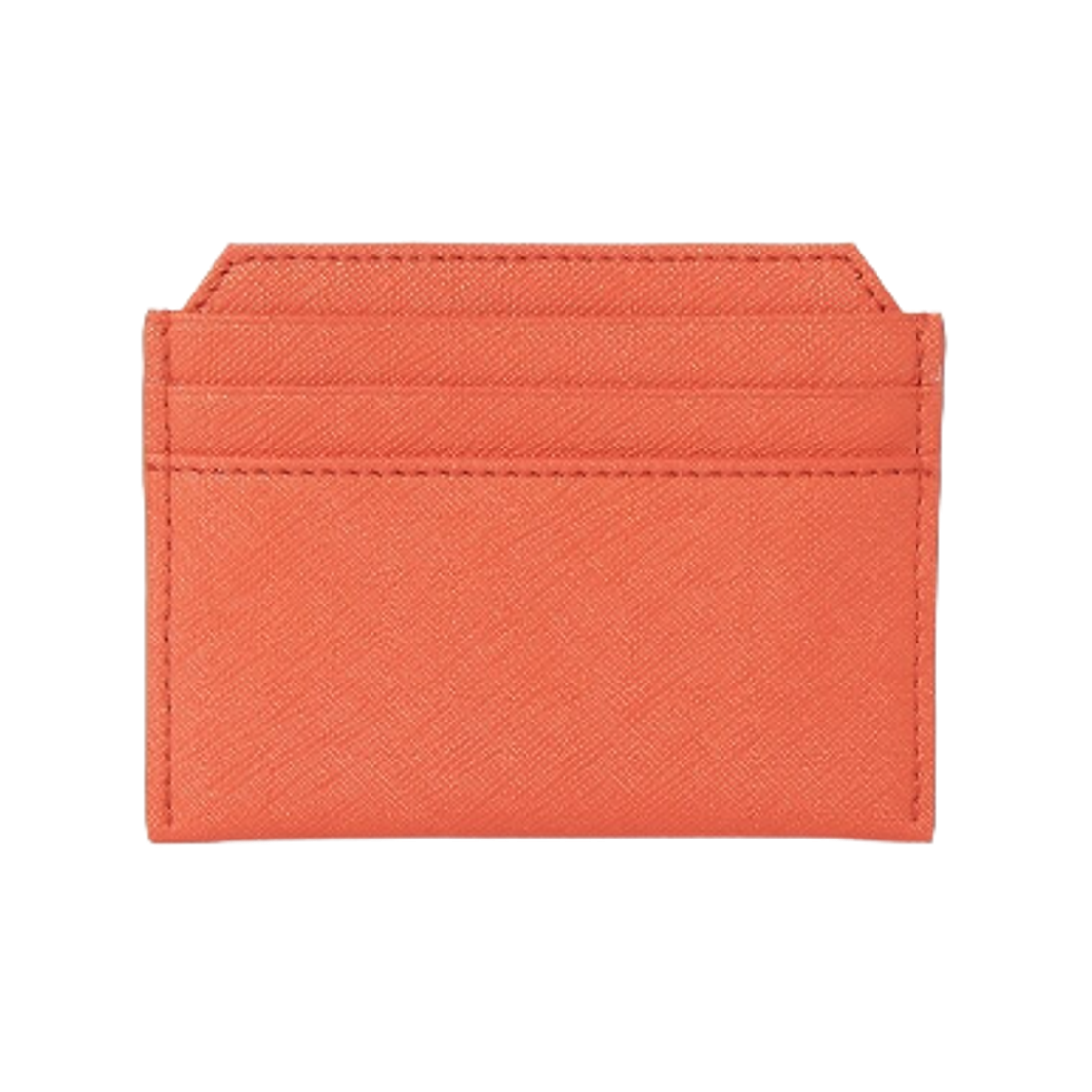 비비안 웨스트우드 사피아노 레더 오브 로고 카드 홀더 오렌지(Vivienne Westwood Saffiano Leather Orb Logo Card Holder Orange) - 2