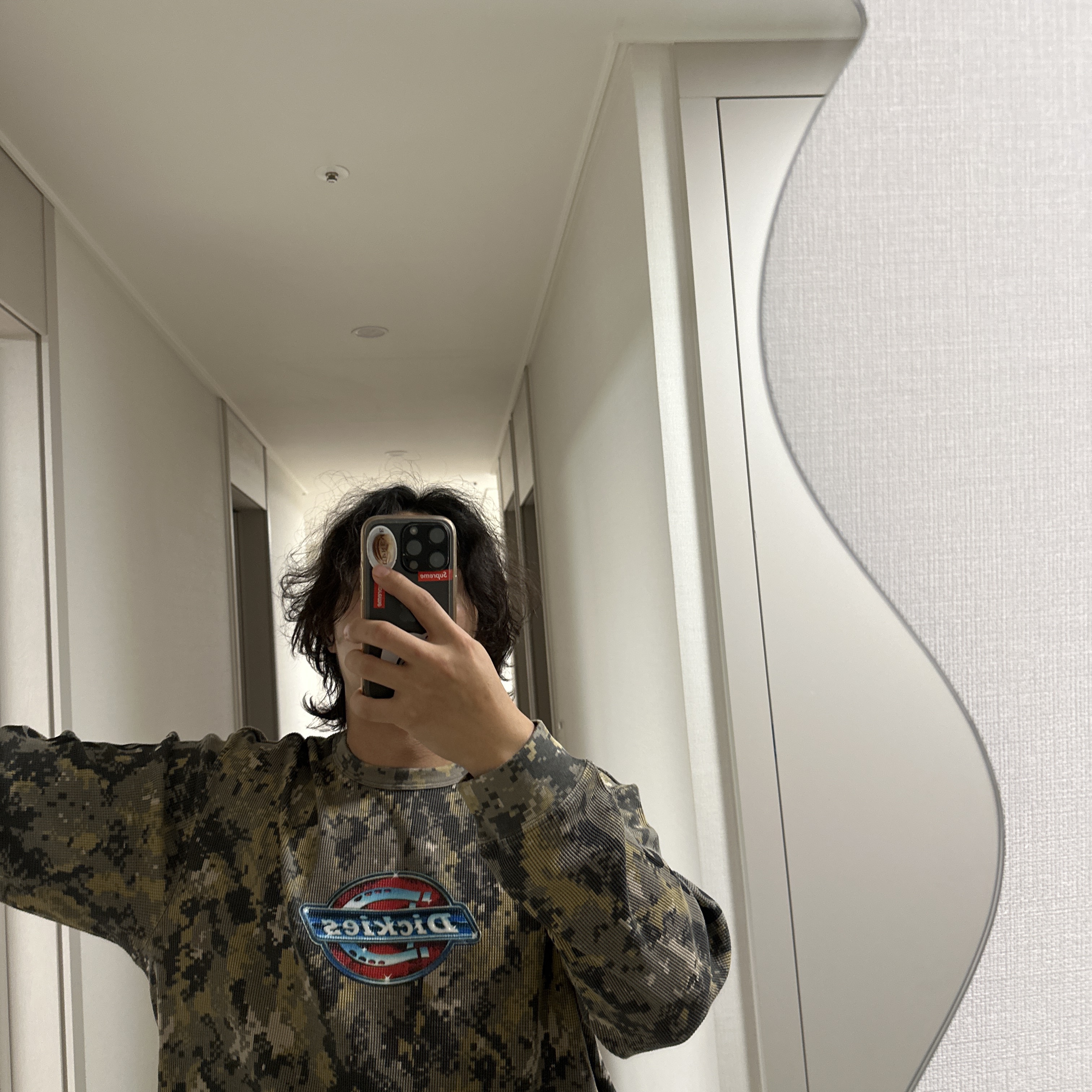 Supreme x Dickies Thermal Digi Camo - 25FW 착용 스타일 - 1