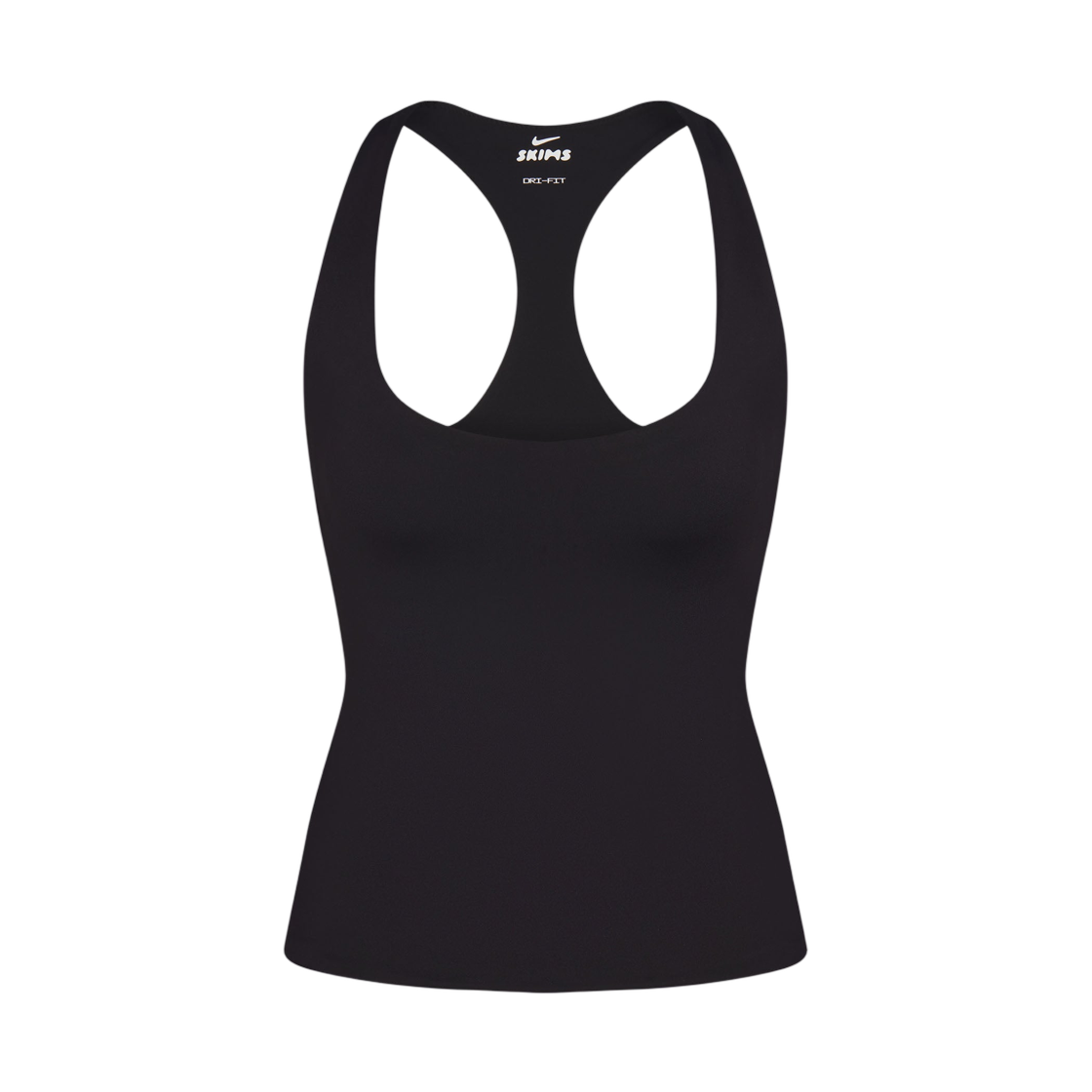 TPTNK7383W-OBD (W) NikeSKIMS Matte Racerback Tank Top Obsidian