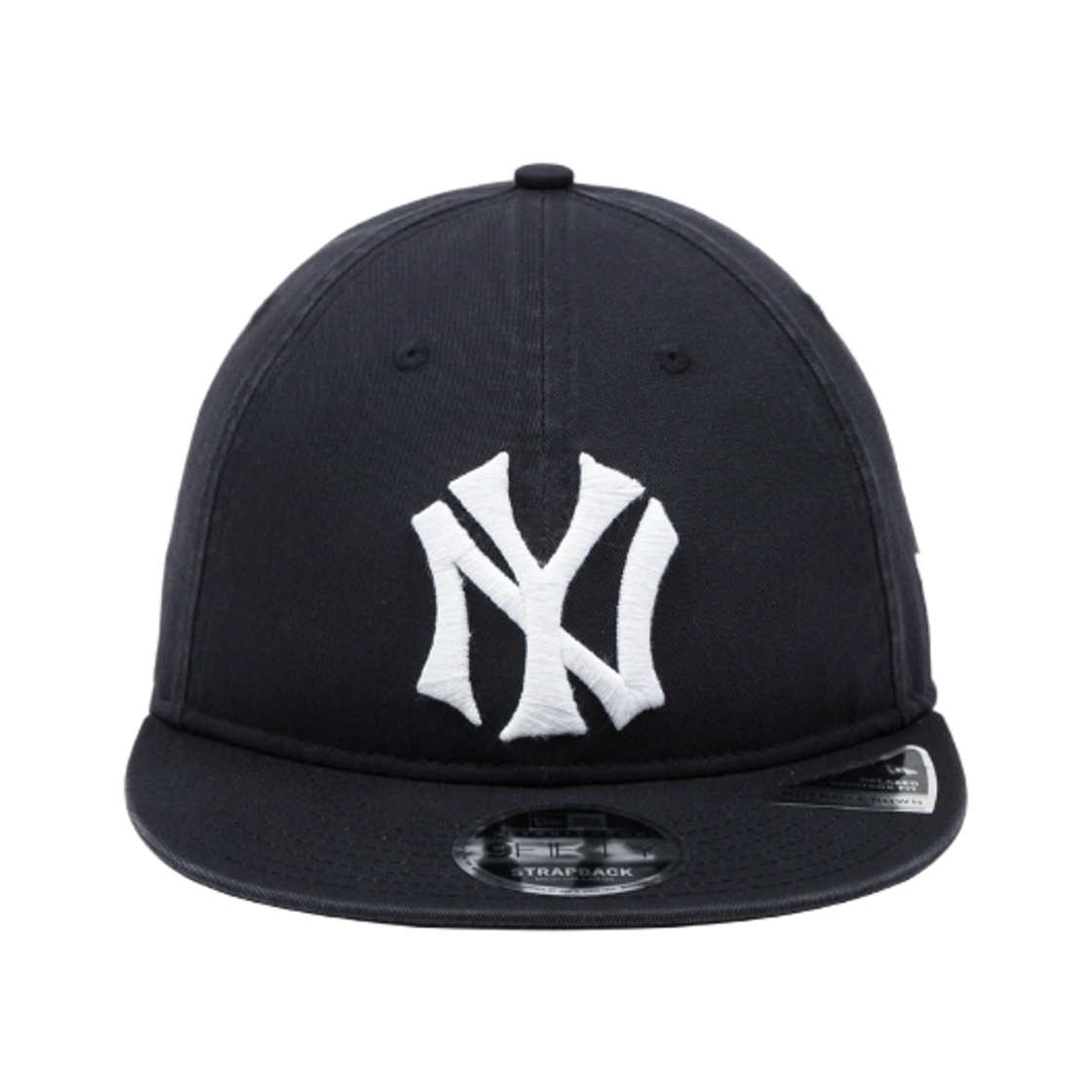 뉴에라 MLB RC950 9피프티 쿠퍼스타운 뉴욕 양키스 빅 로고 레트로 크라운 스트랩백 네이비(New Era MLB RC950 9Fifty Cooperstown New York Yankees Big Logo Retro Crown Strapback Navy)