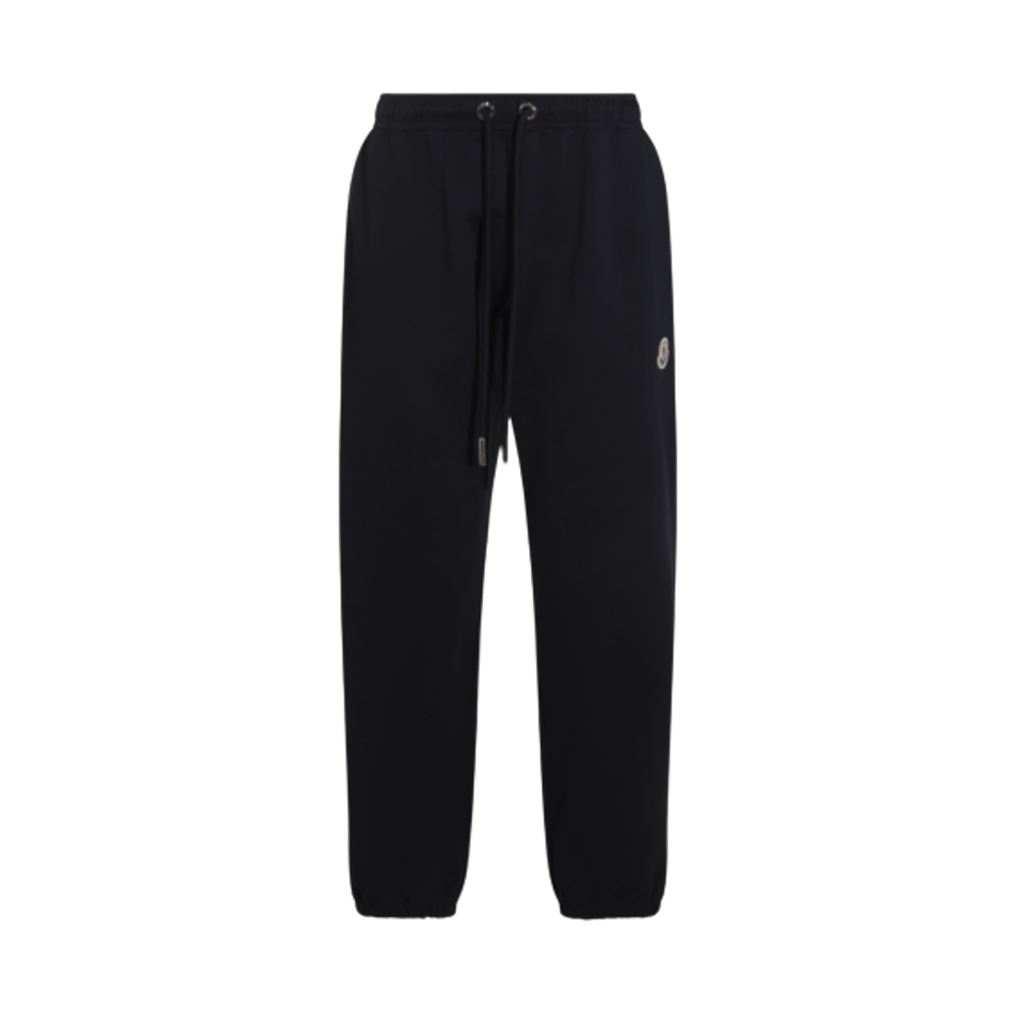 (W) 몽클레르 로고 패치 코튼 트랙팬츠 네이비 블루 - 25SS((W) Moncler Logo Patch Cotton Trackpants Navy Blue - 25SS)