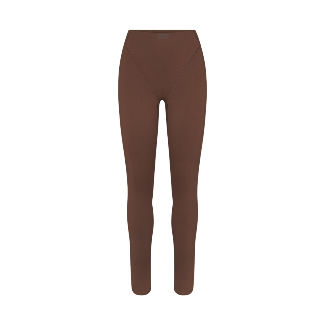 (W) 나이키스킴스 매트 하이웨이스트 브이라인 26인치 레깅스 다크 세피아((W) NikeSKIMS Matte High-Waisted V-Line 26 inch Leggings Dark Sepia) - 1