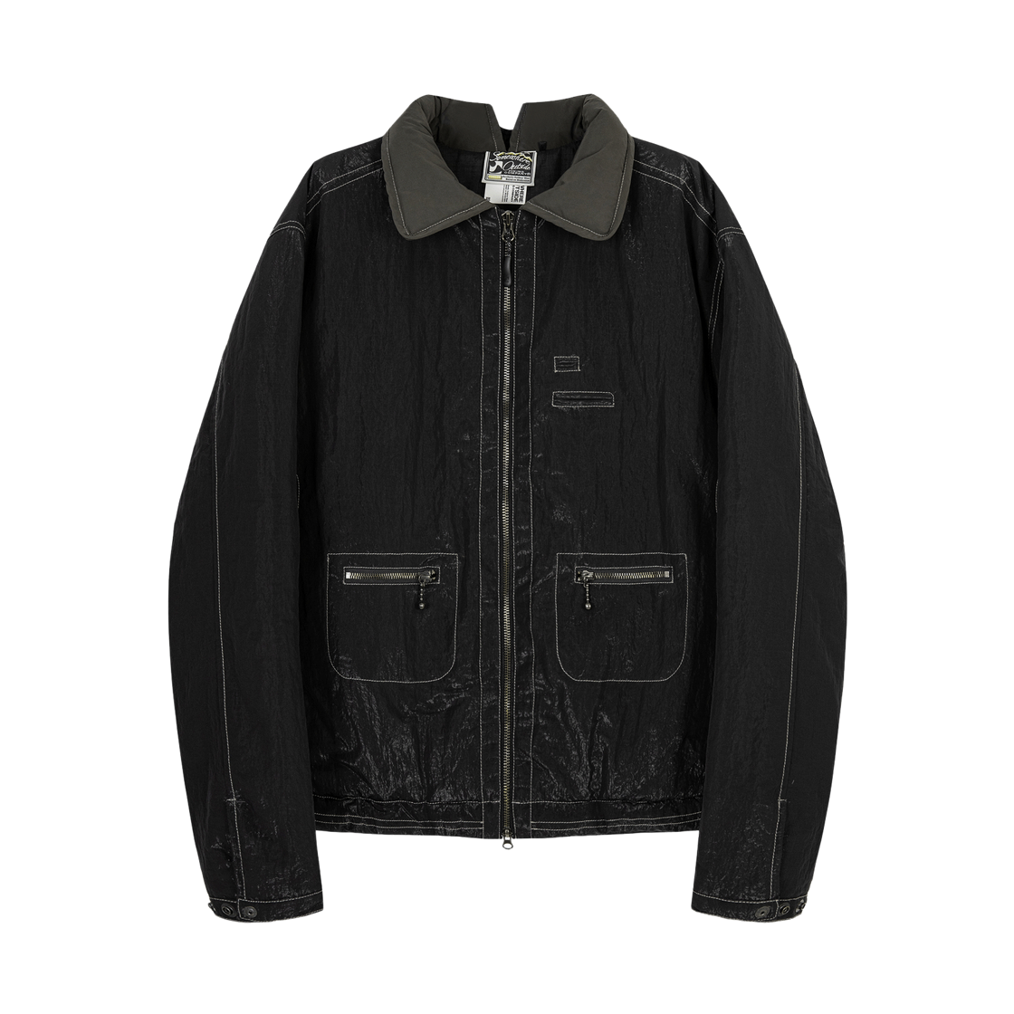 11UWJ10316 SOHC Coated Nylon Hunting Jacket_11UWJ103 BLACK