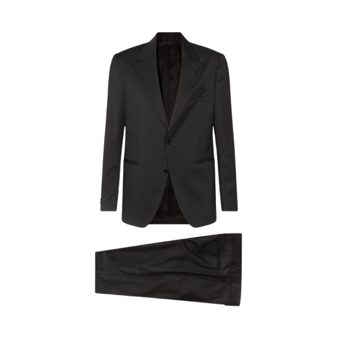 라르디니 울 싱글 브레스트 수트 블랙(Lardini Wool Single Breasted Suit Black)
