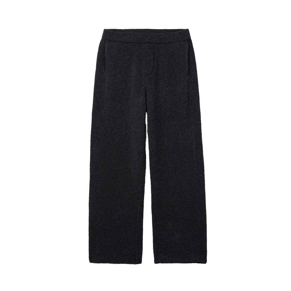 SAWAW25573CHX SERIES Boucle Knit Pants Charcoal