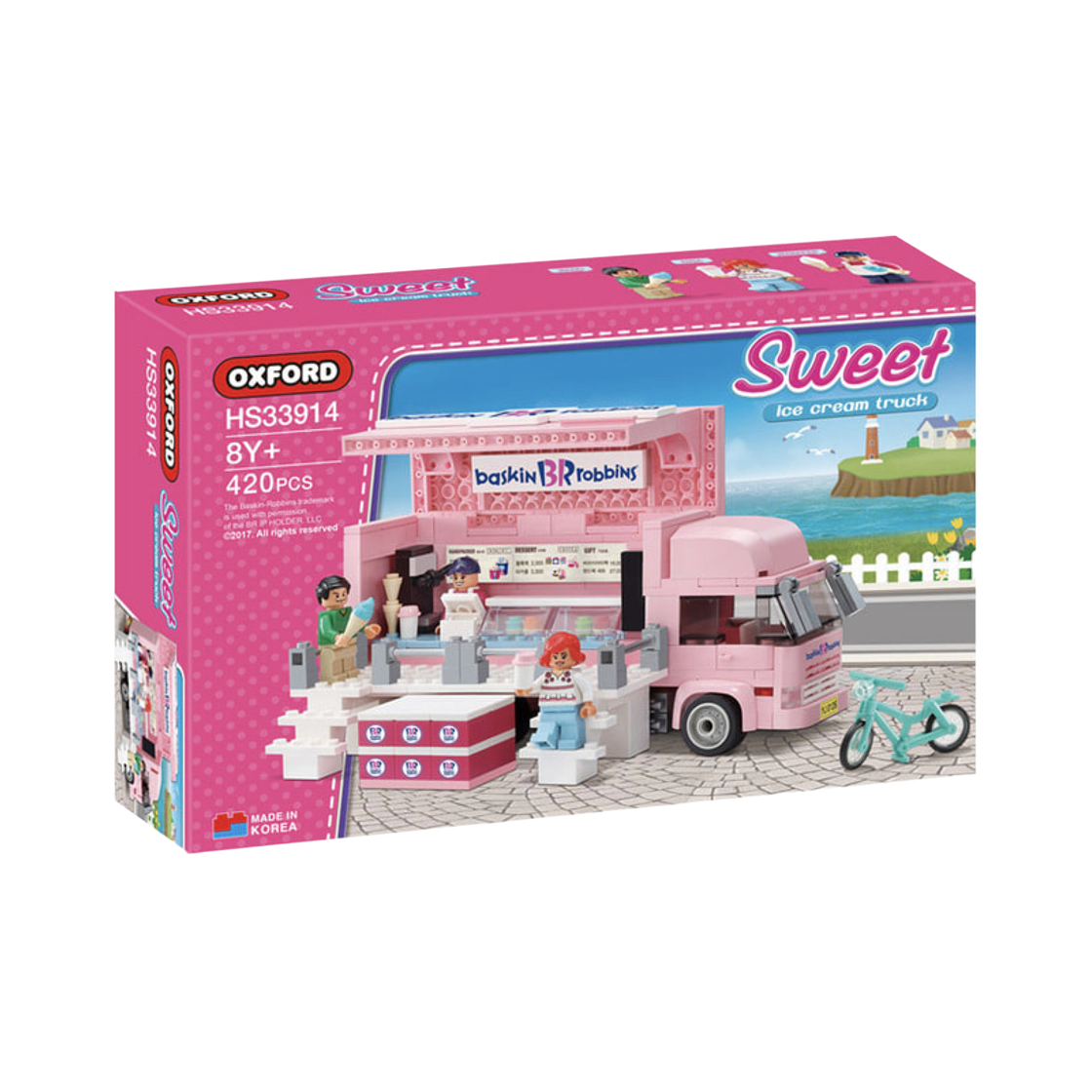 HS33914 Oxford Sweet Baskin Robbins Ice Cream Truck