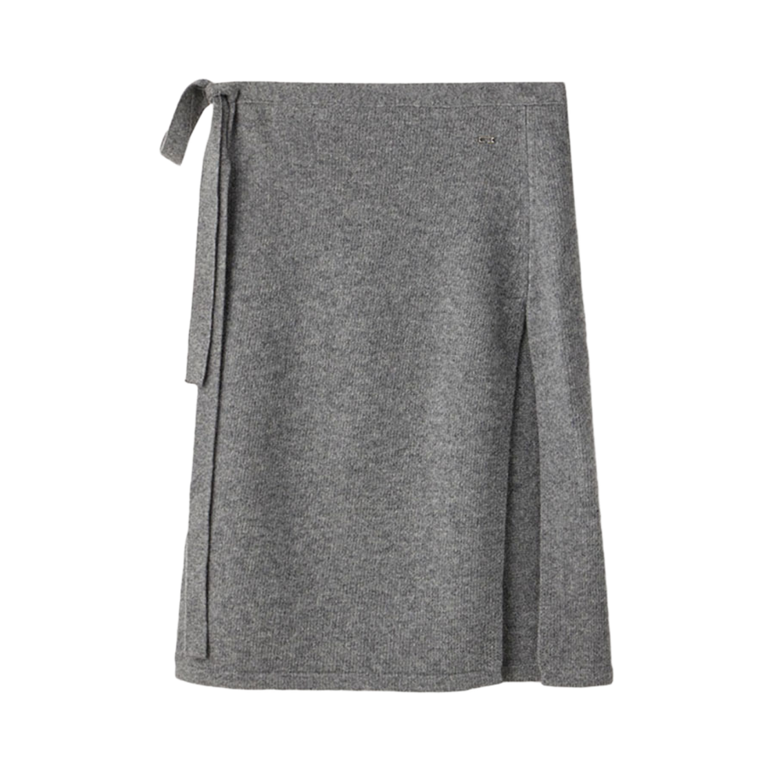 UM253AAC01GR UMARMUNG Super Fine Merino Layering Wrap Skirt Heather Grey