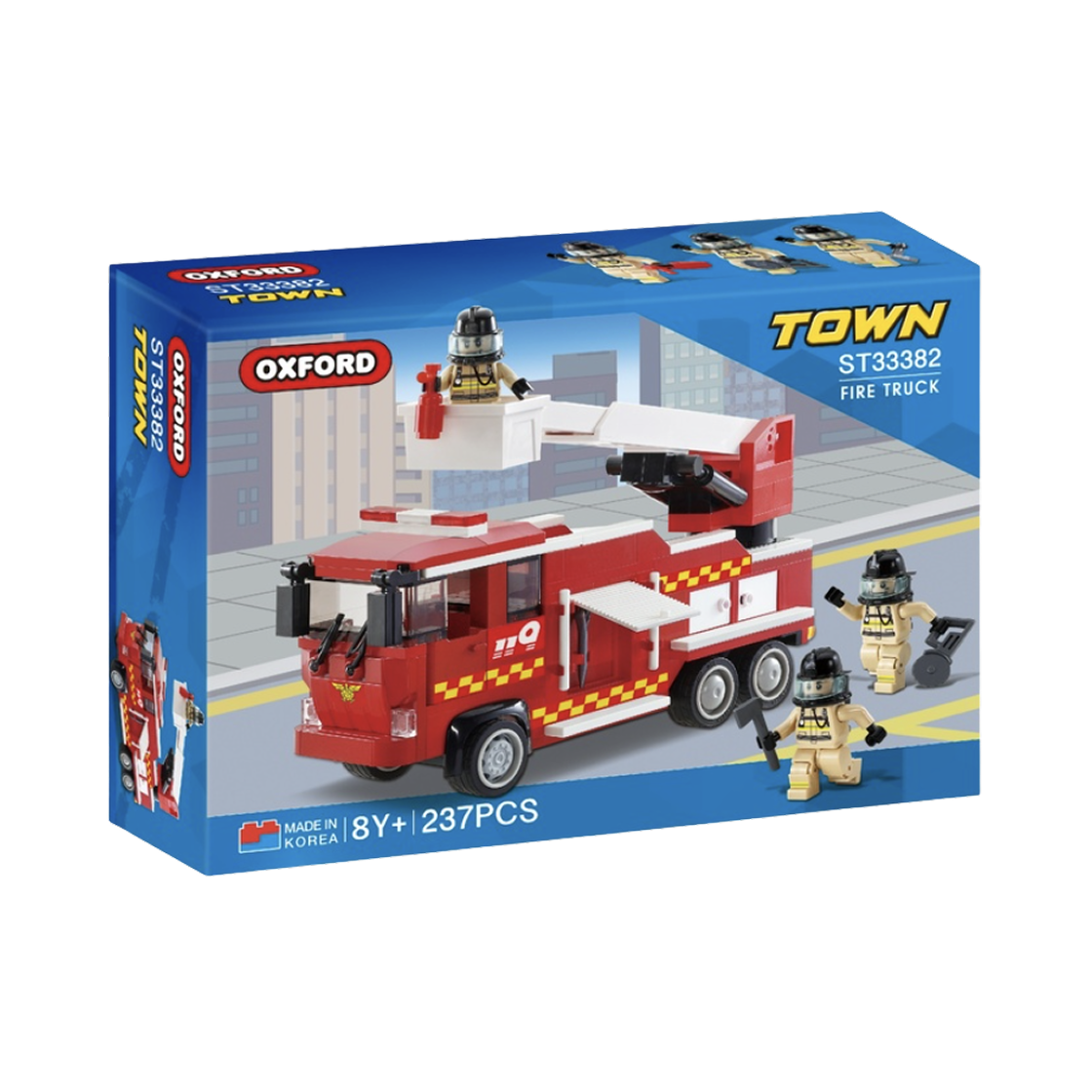 ST33382 Oxford Town Mini Vehicle Fire Truck