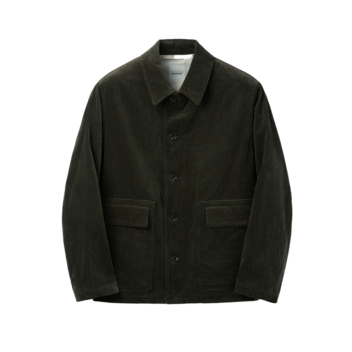 SVUAW25505OLX SERIES Sage De Cre Corduroy Short Coverall Jacket Olive