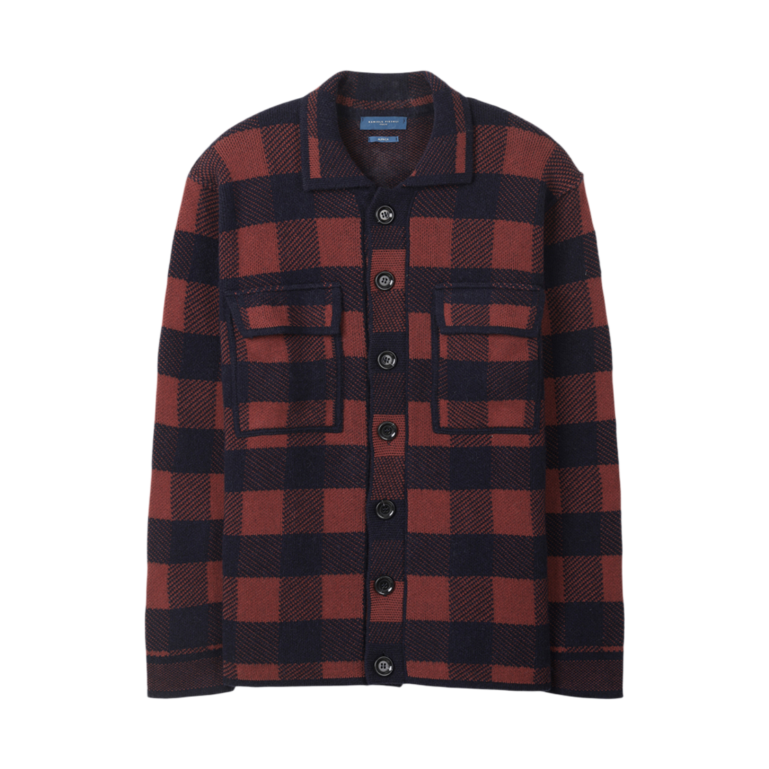 SOWAW25306REX SERIES Daniel Fiesoli Pattern Cardigan Red