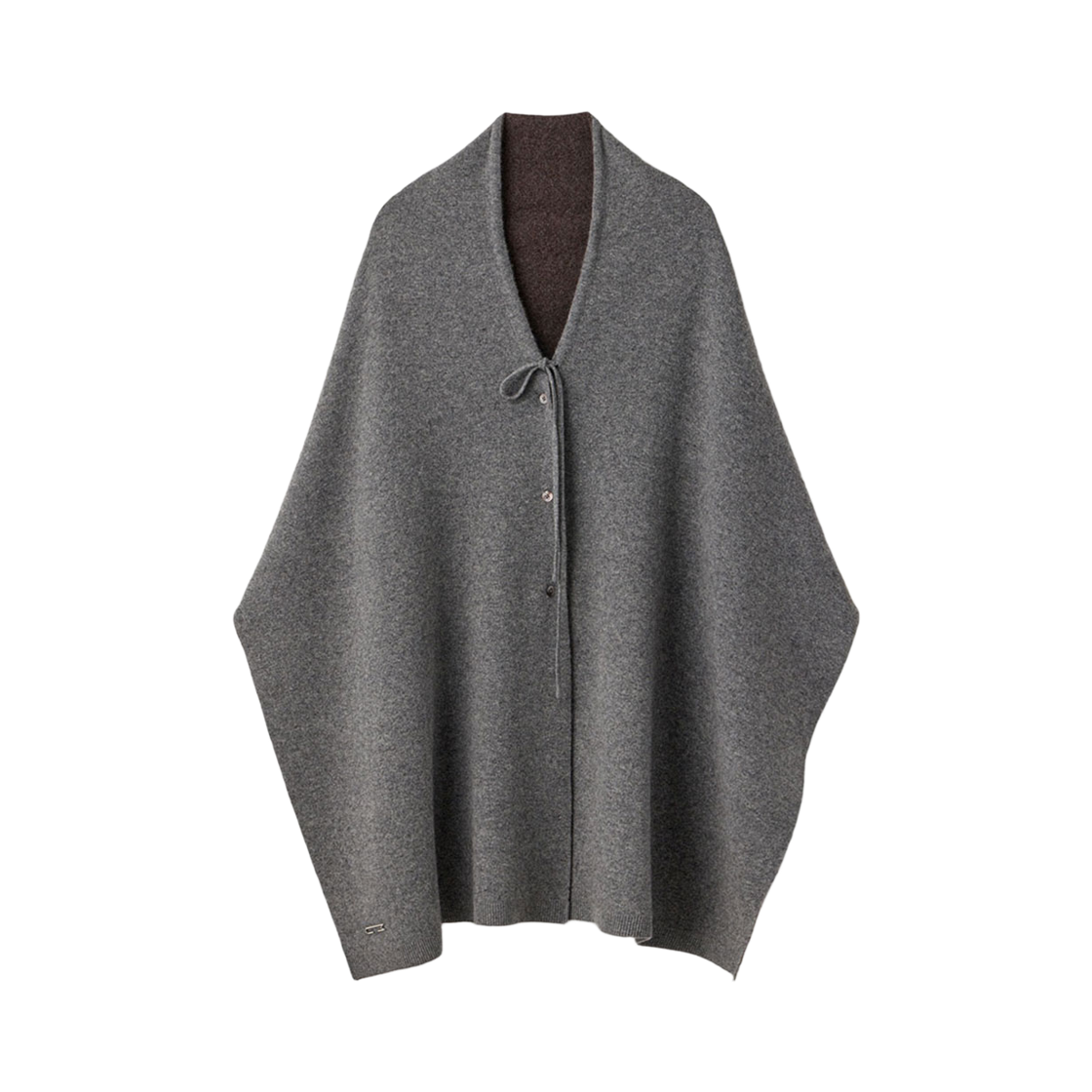 UM253ACA15GR UMARMUNG Wool Cashmere Double Faced Multiway Stole Melange