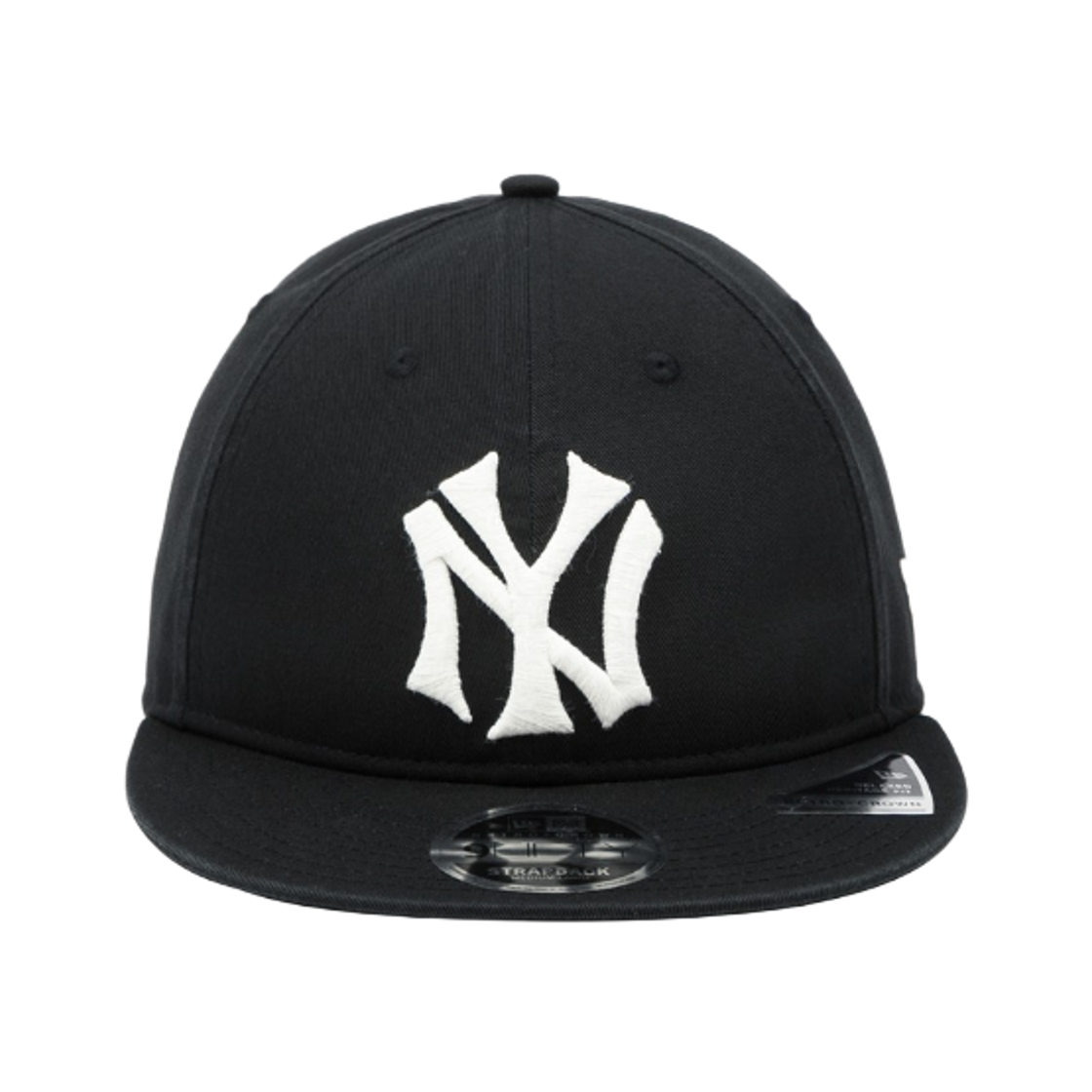뉴에라 MLB RC950 9피프티 쿠퍼스타운 뉴욕 양키스 빅 로고 레트로 크라운 스트랩백 블랙(New Era MLB RC950 9Fifty Cooperstown New York Yankees Big Logo Retro Crown Strapback Black) - 1