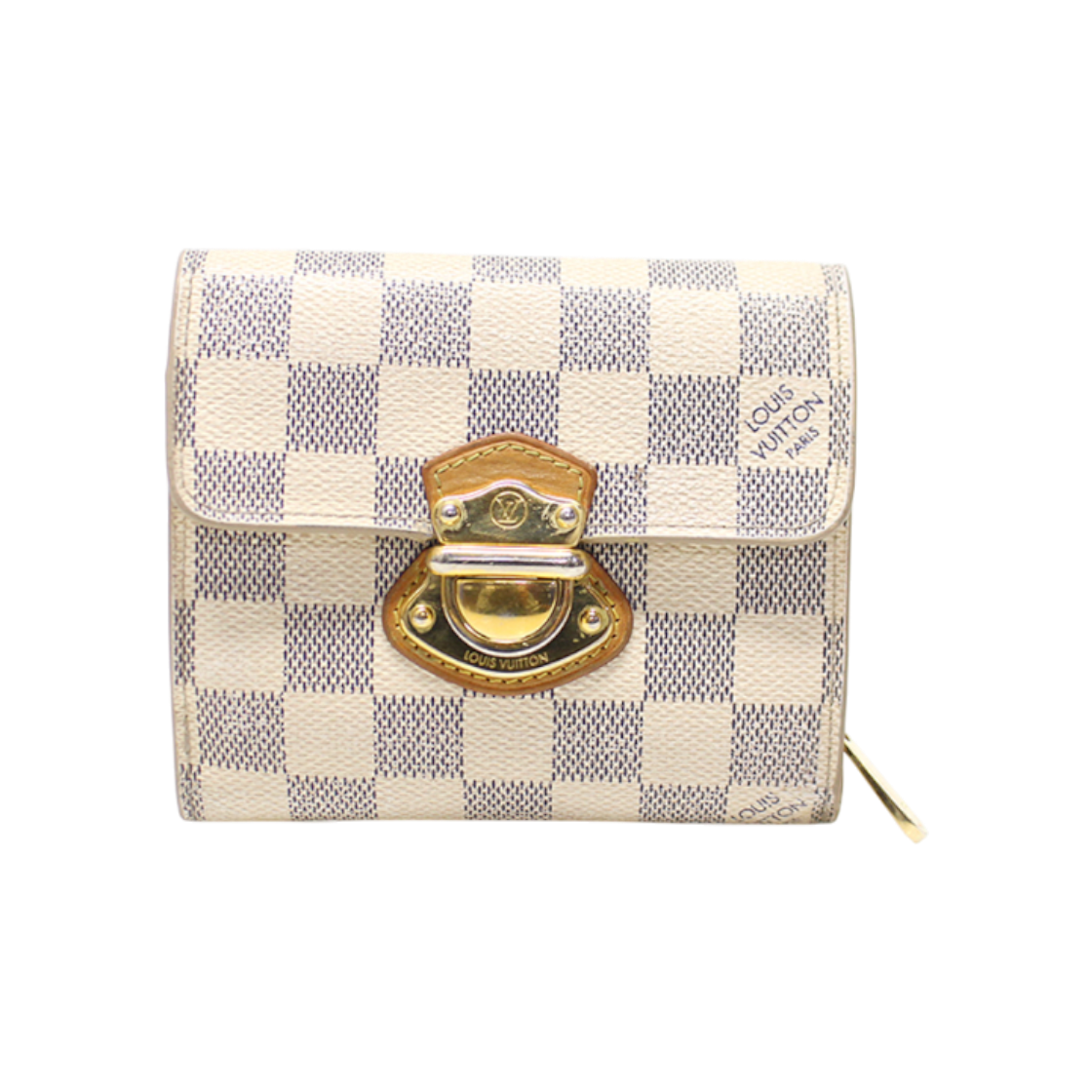 IT9E26D9J8HW Louis Vuitton Damier Azur Canvas Joy Wallet