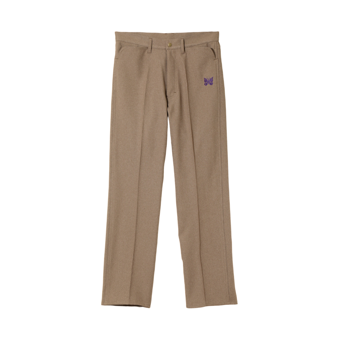 RW252B Needles Straight Jean Poly Twill Taupe