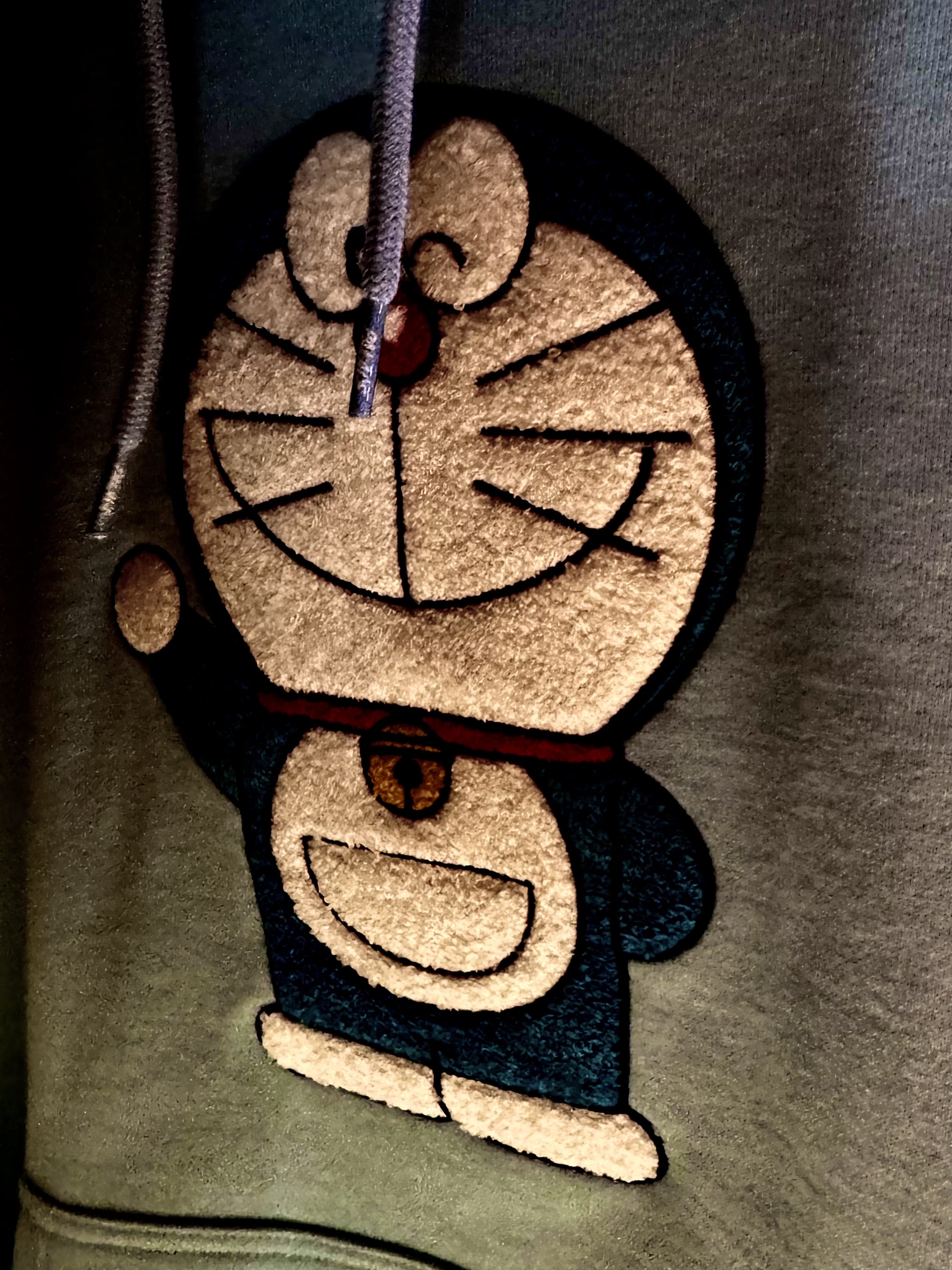Palace x Doraemon Hood Grey Marl - 25FW 착용 스타일