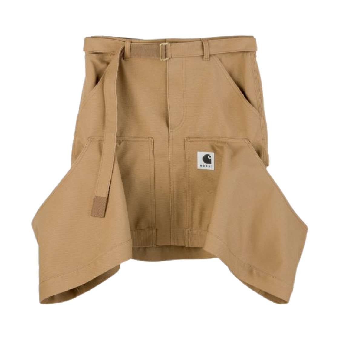 (W) 사카이 x 칼하트 WIP 덕 스커트 베이지((W) Sacai x Carhartt WIP Duck Skirt Beige)