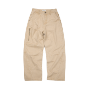 ETCE Side Pocket Curved Denim Beige