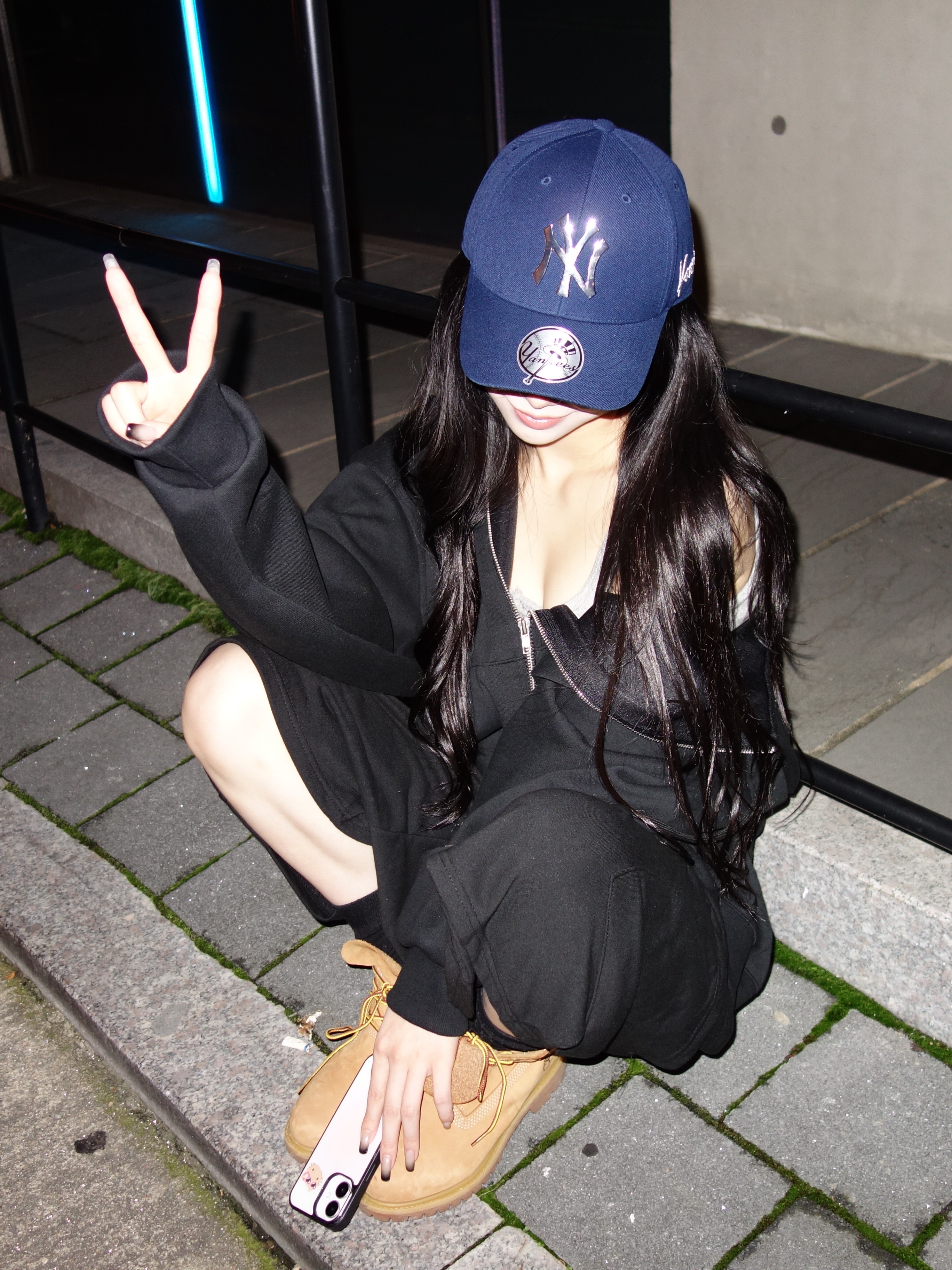 MLB Karina Exclusive Structured Ball Cap New York Yankees Navy, (W) Timberland 6 Inch Premium Waterproof Boot Wheat Nubuck - Wide 착용 스타일 - 3