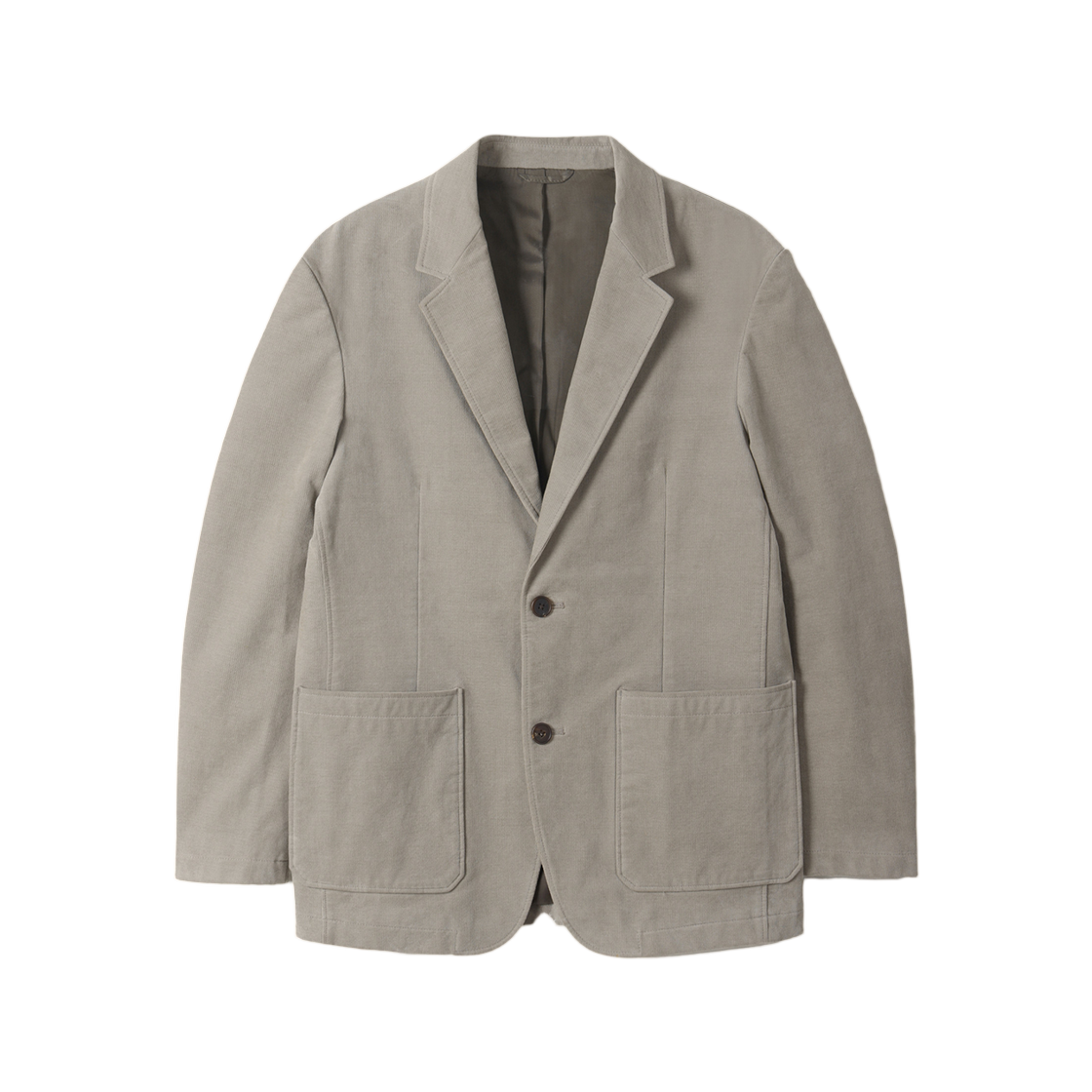 SAJAW25441GYL SERIES Corduroy Standard Setup Jacket Light Gray