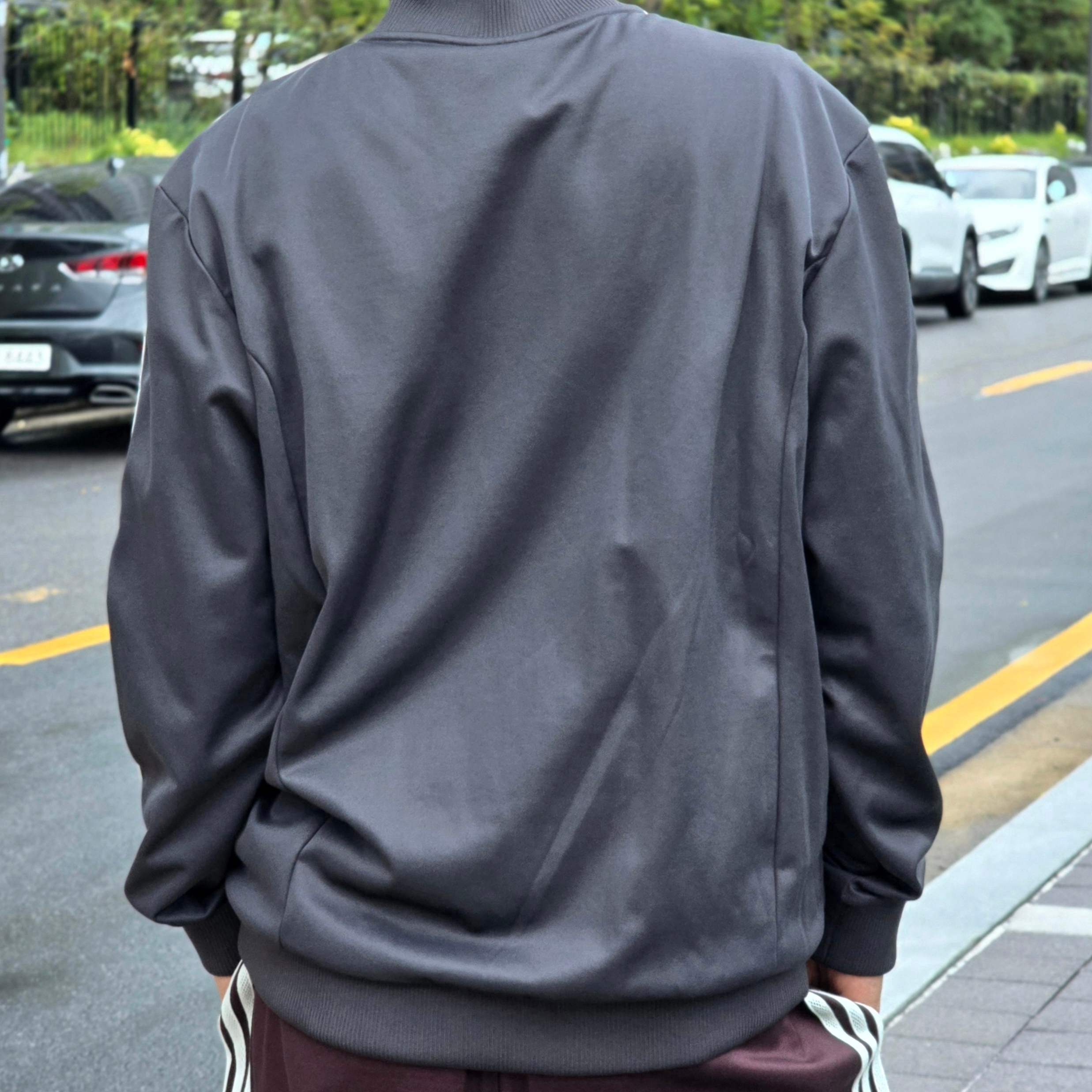 Adidas Argentina Beckenbauer Track Top Utility Black - KR Sizing, Adidas Argentina Beckenbauer Track Top Utility Black - US Sizing 착용 스타일 - 2