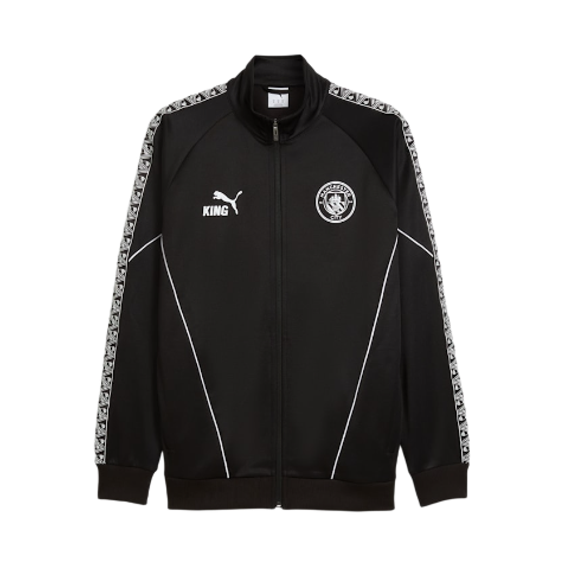 푸마 맨체스터 시티 킹 앤섬 자켓 블랙 (논 마킹 버전)(Puma Manchester City King Anthem Jacket Black (Non Marking Ver.))