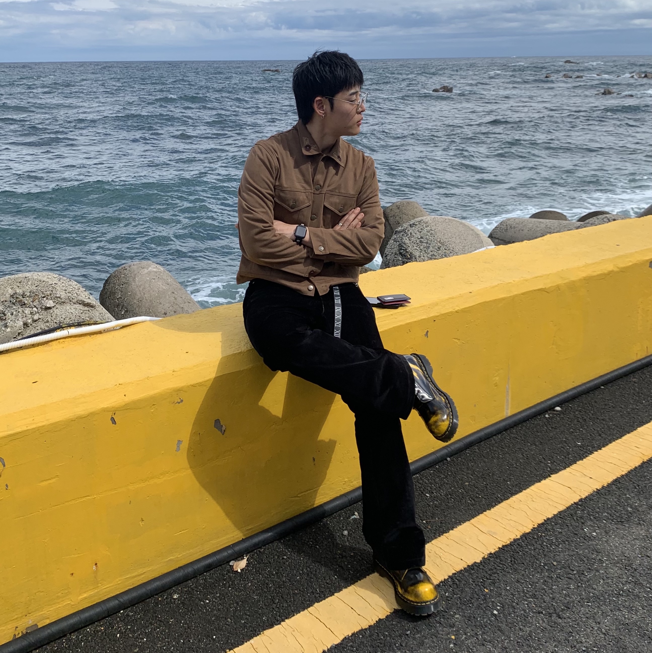 Dr. Martens 1460 Rub Off Multi 착용 스타일 - 2