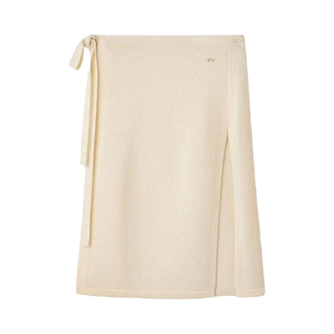 UM253AAC01IV UMARMUNG Super Fine Merino Layering Wrap Skirt Snow