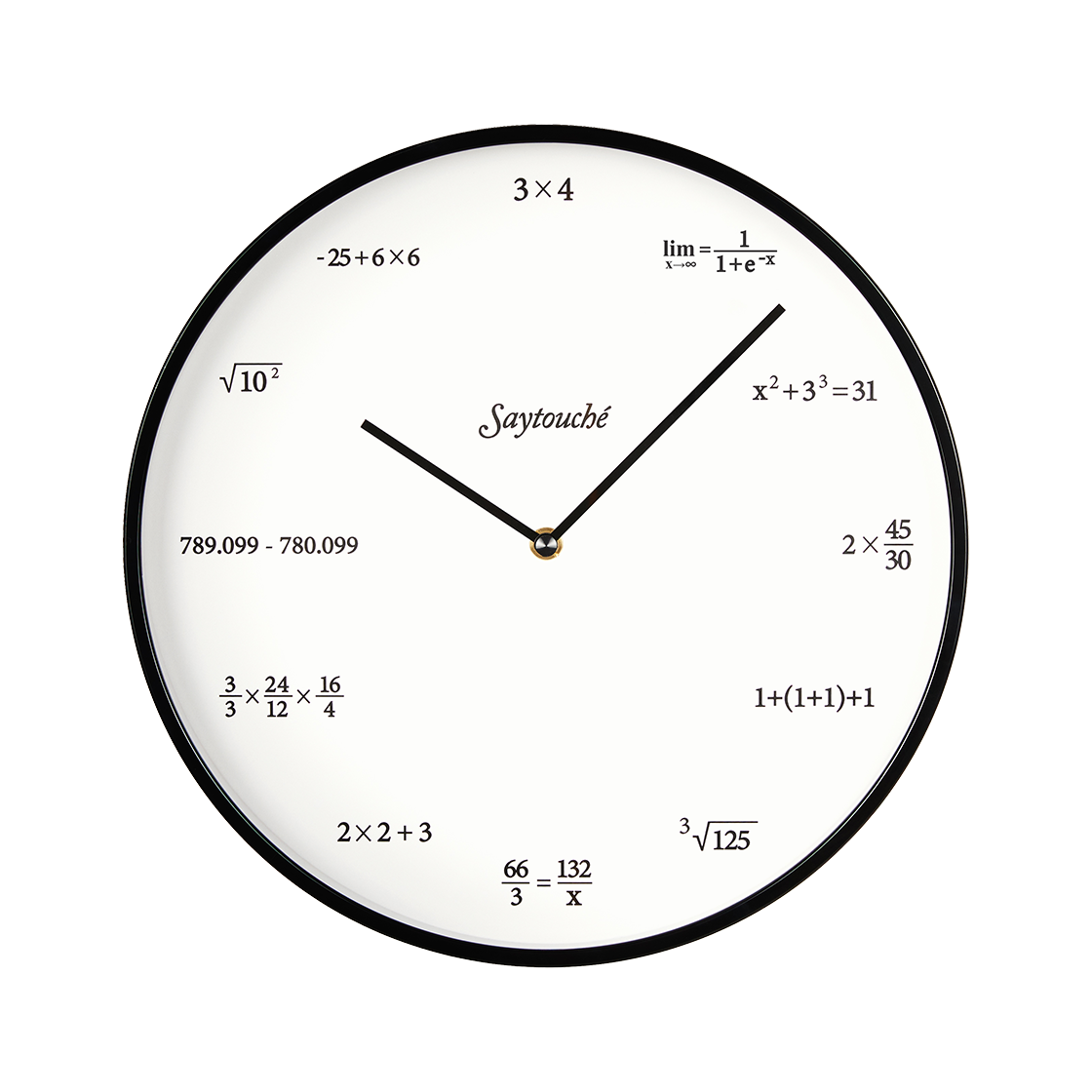 _SAYTOUCHE50 Say Touche Quiz Wall Clock White