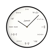 Say Touche Quiz Wall Clock White