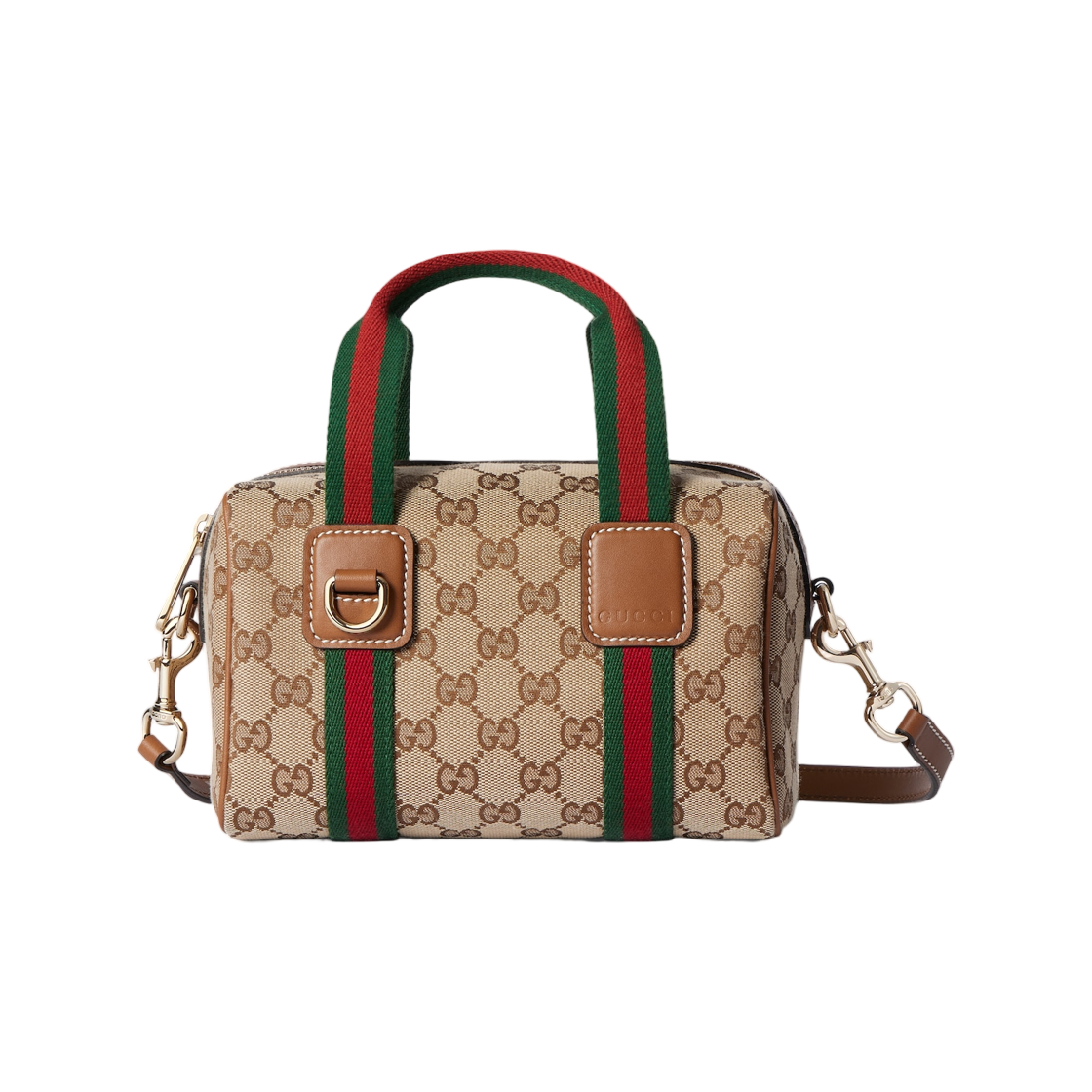 구찌 미니 GG 핸드백 베이지 브라운(Gucci Mini GG Handbag Beige Brown) - 1