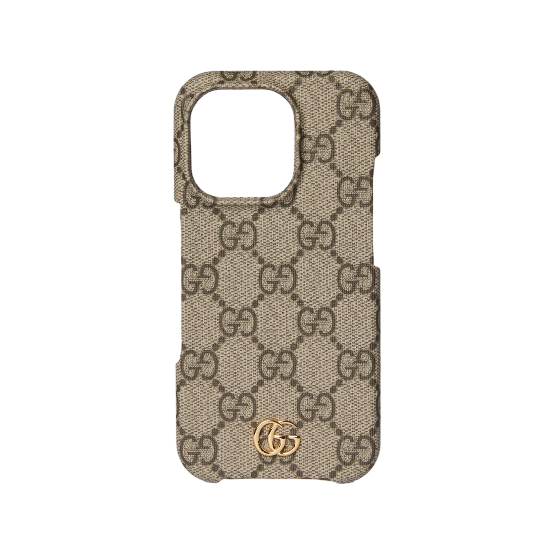 구찌 오피디아 케이스 포 아이폰 16 프로 베이지 브라운(Gucci Ophidia Case For Iphone 16 Pro Beige Brown)