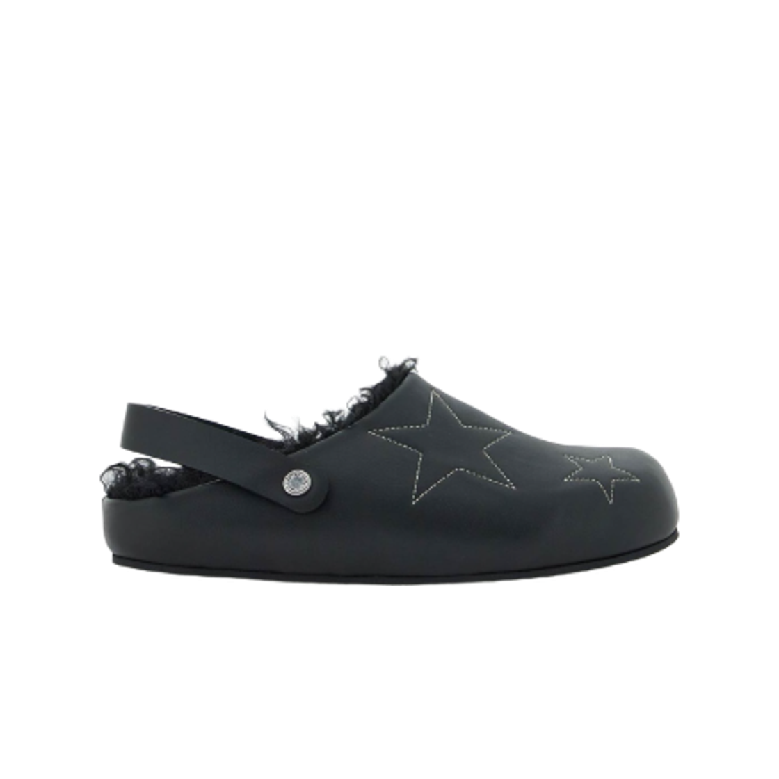 (W) 스텔라 맥카트니 엘리스 얼터 매트 슬리퍼 블랙((W) Stella McCartney Elyse Alter Mat Slippers Black)