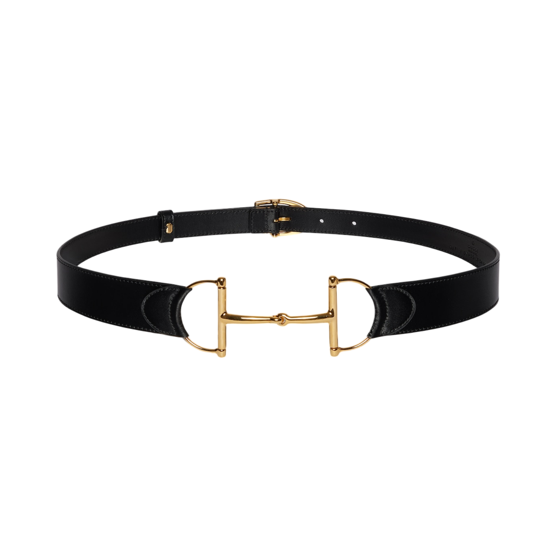 847119-0YA0G-1000 Gucci Belt with Oversized Horsebit Black