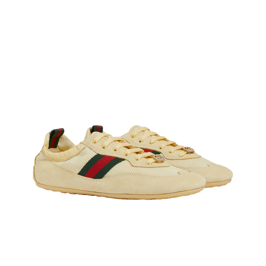 (W) 구찌 쉬프트 스니커즈 라이트 옐로우((W) Gucci Shift Sneakers Light Yellow) - 2